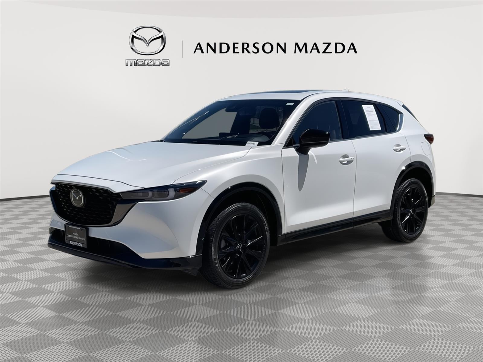 Rhodium White Metallic 2024 Mazda CX-5 2.5 Carbon Turbo AWD SUV / Crossover All-Wheel Drive Automatic