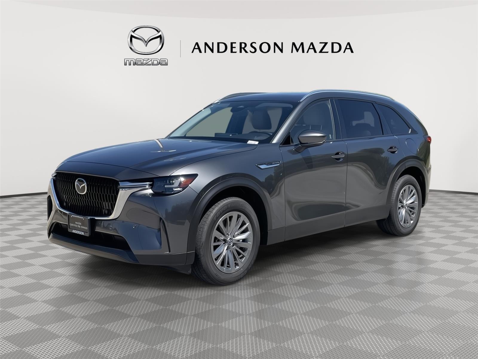 Machine Gray Metallic 2025 Mazda CX-90 3.3 Turbo Preferred AWD SUV / Crossover All-Wheel Drive Automatic