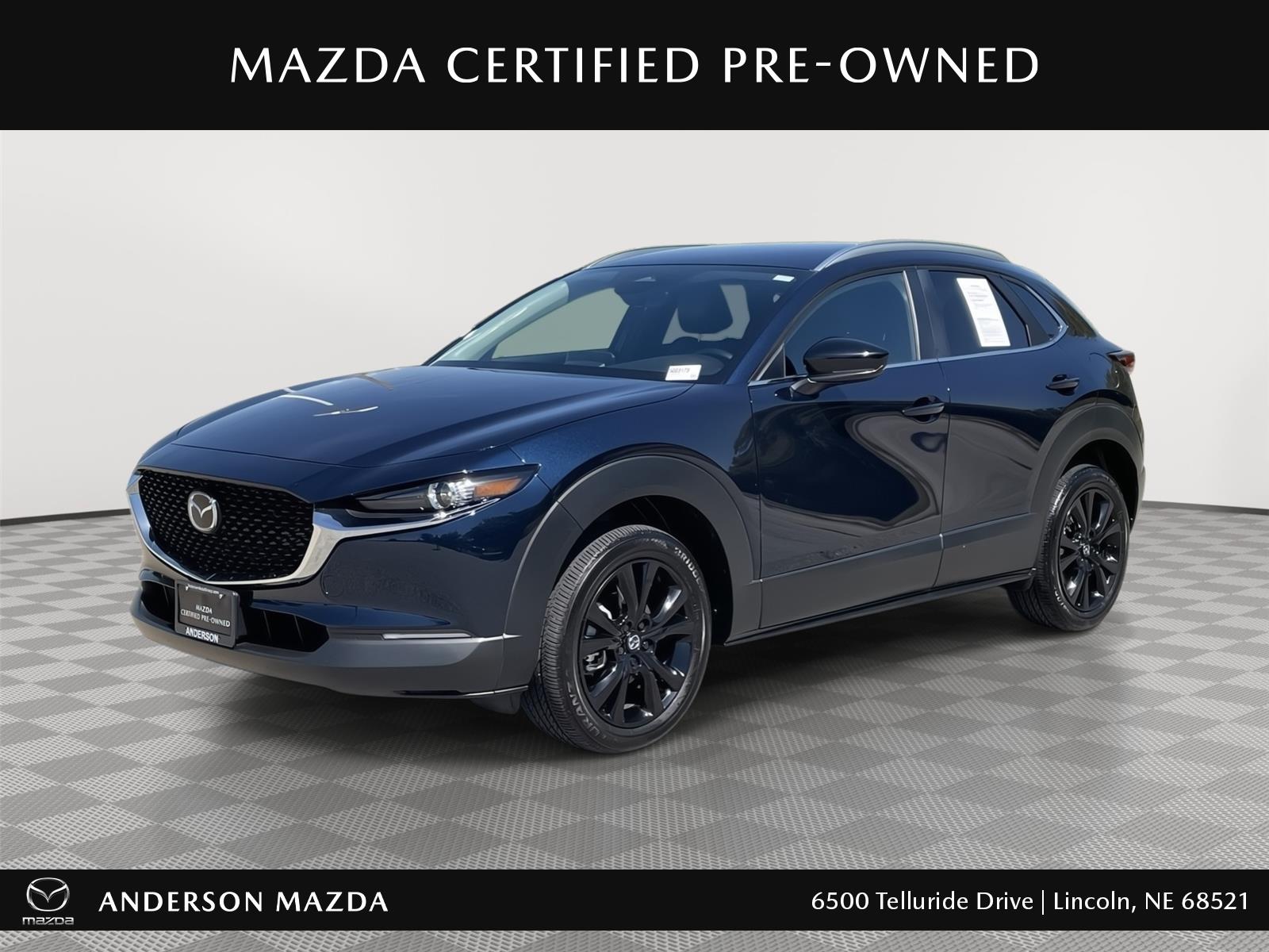 Deep Crystal Blue Mica 2025 Mazda CX-30 SUV / Crossover All-Wheel Drive Automatic