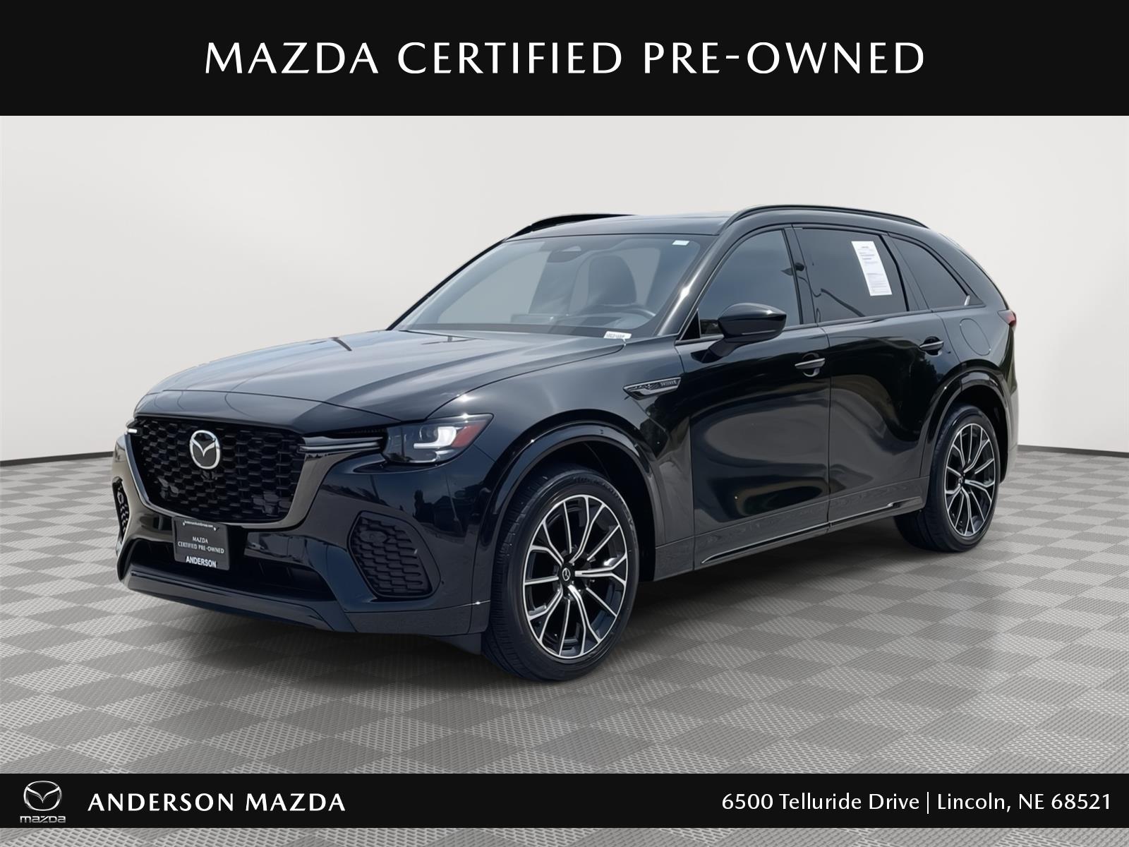 Jet Black Mica 2025 Mazda CX-70 SUV / Crossover All-Wheel Drive Automatic