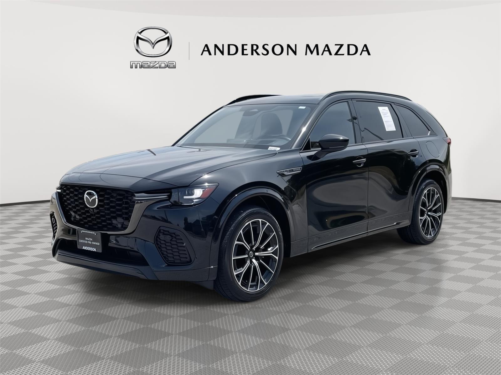 Jet Black Mica 2025 Mazda CX-70 3.3 Turbo S Premium AWD SUV / Crossover All-Wheel Drive Automatic
