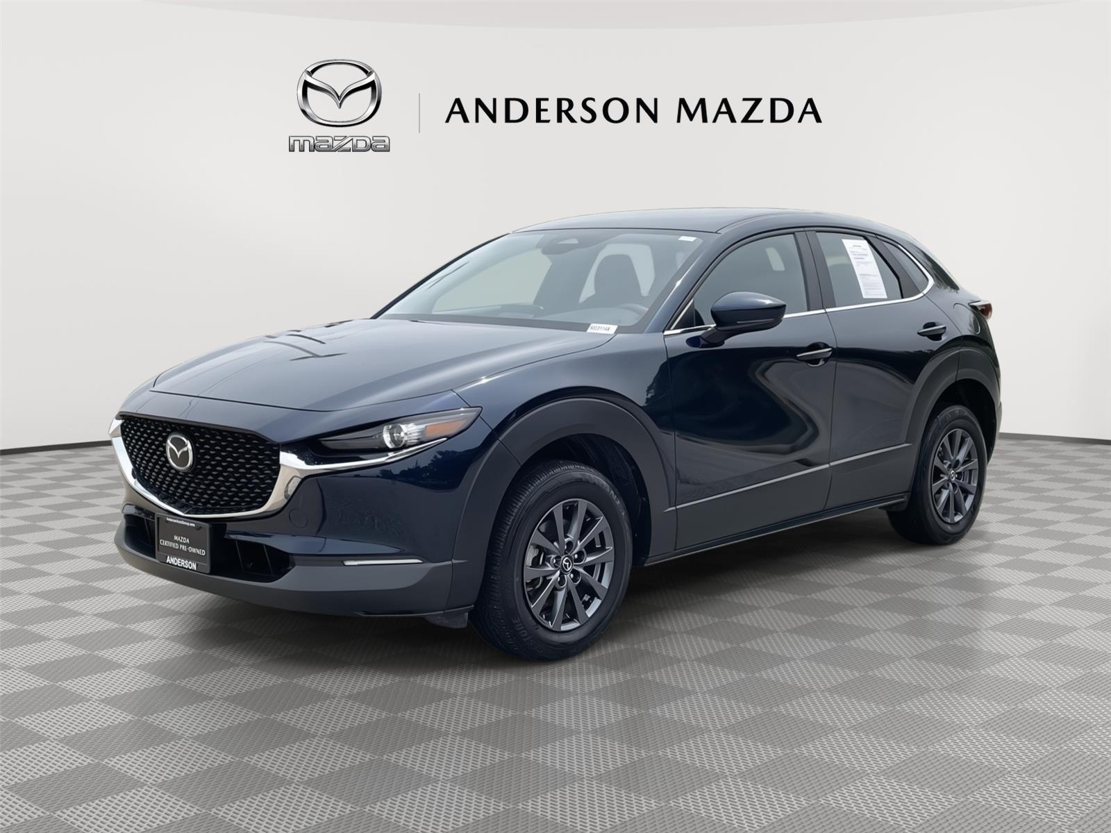 Deep Crystal Blue Mica 2024 Mazda CX-30 2.5 S AWD SUV / Crossover All-Wheel Drive Automatic