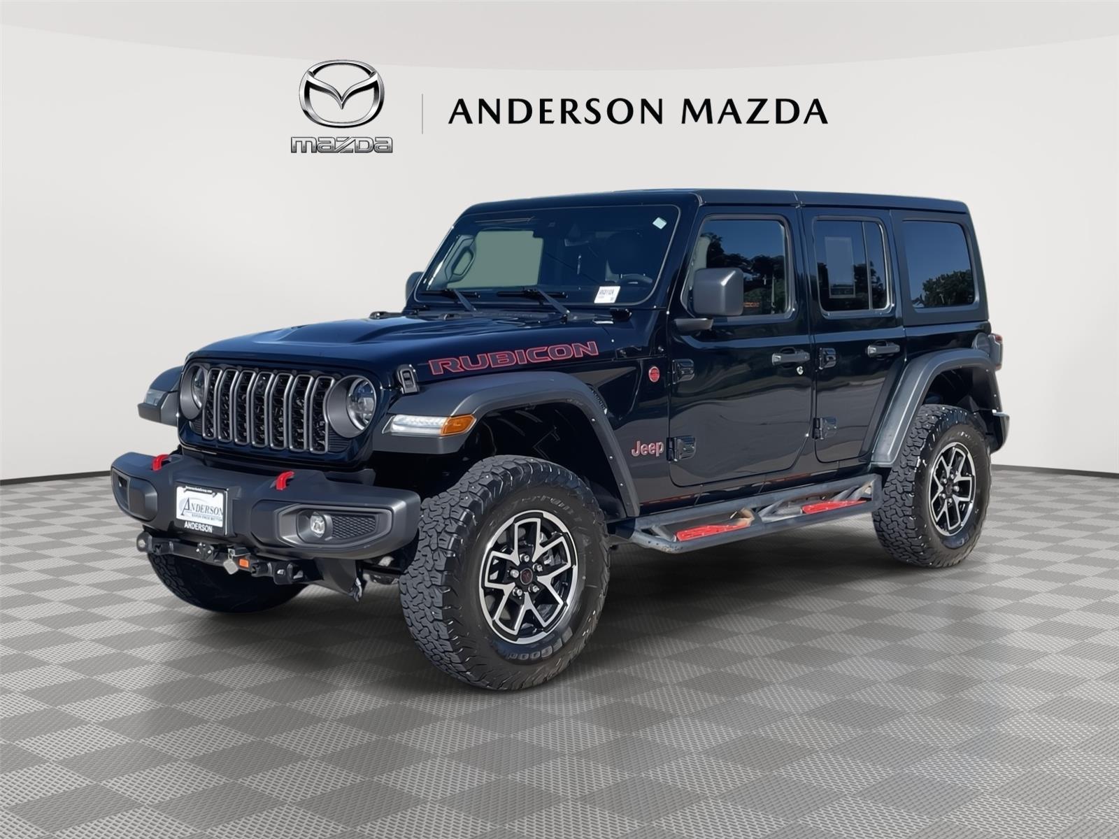 Black Clearcoat 2024 Jeep Wrangler SUV / Crossover Four-Wheel Drive 8-Speed Automatic