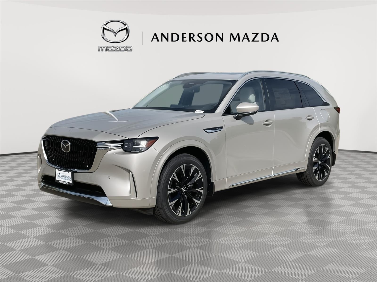 Gray (Platinum Quartz Metallic) 2026 Mazda CX-90 SUV / Crossover All-Wheel Drive Automatic