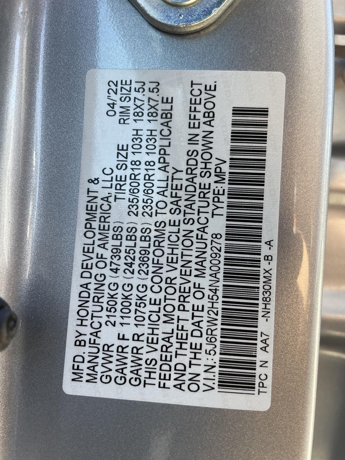 Pre-Owned 2022 Honda CR-V for sale in Lincoln NE