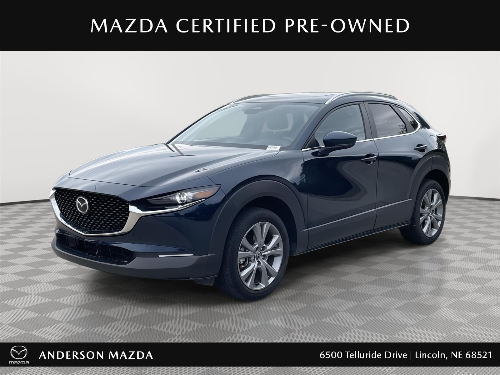Deep Crystal Blue Mica 2025 Mazda CX-30 SUV / Crossover All-Wheel Drive Automatic