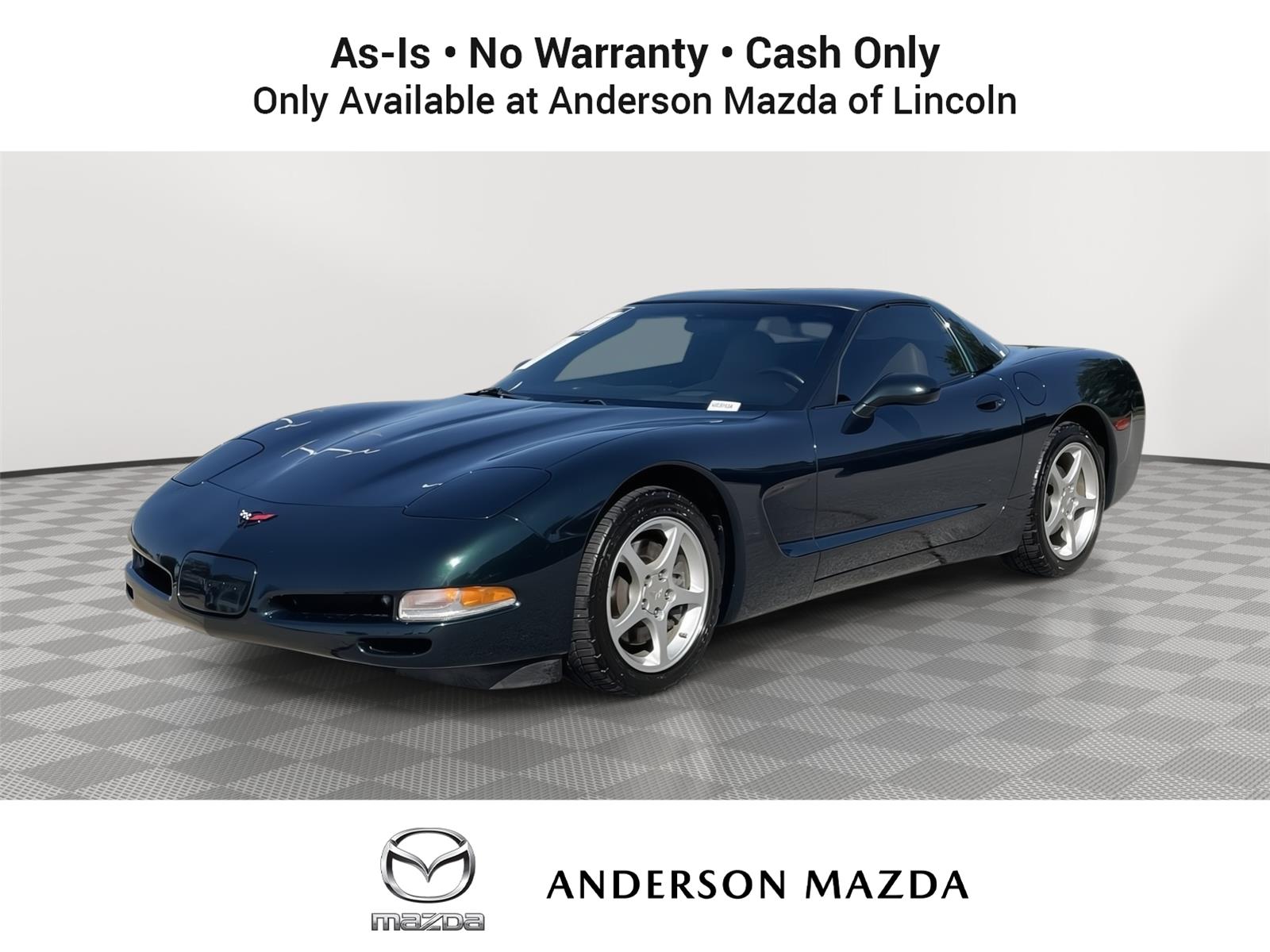 Bowling Green Metallic 2000 Chevrolet Corvette Coupe Rear-Wheel Drive 4-Speed Automatic