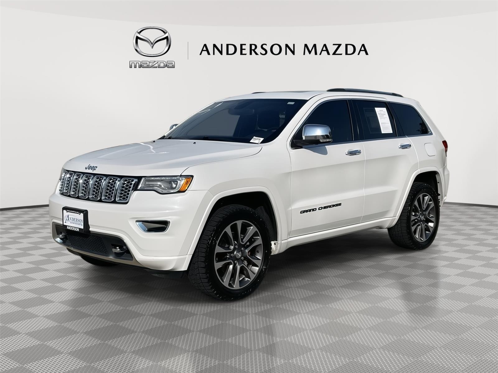 White (Ivory 3-Coat) 2018 Jeep Grand Cherokee SUV / Crossover Four-Wheel Drive 8-Speed Automatic