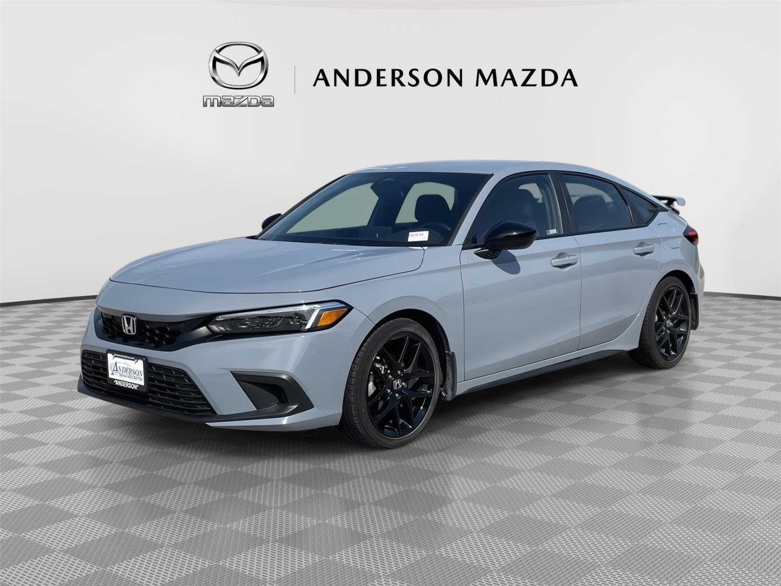 Sonic Gray Pearl 2022 Honda Civic Hatchback Hatchback Front-Wheel Drive Continuously Variable Transmission