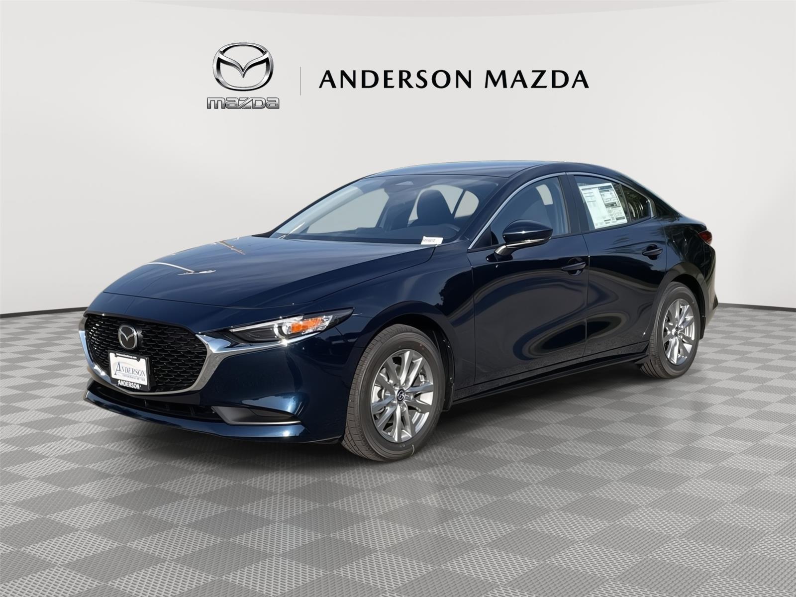 Deep Crystal Blue Mica 2026 Mazda MAZDA3 Sedan Front-Wheel Drive Automatic