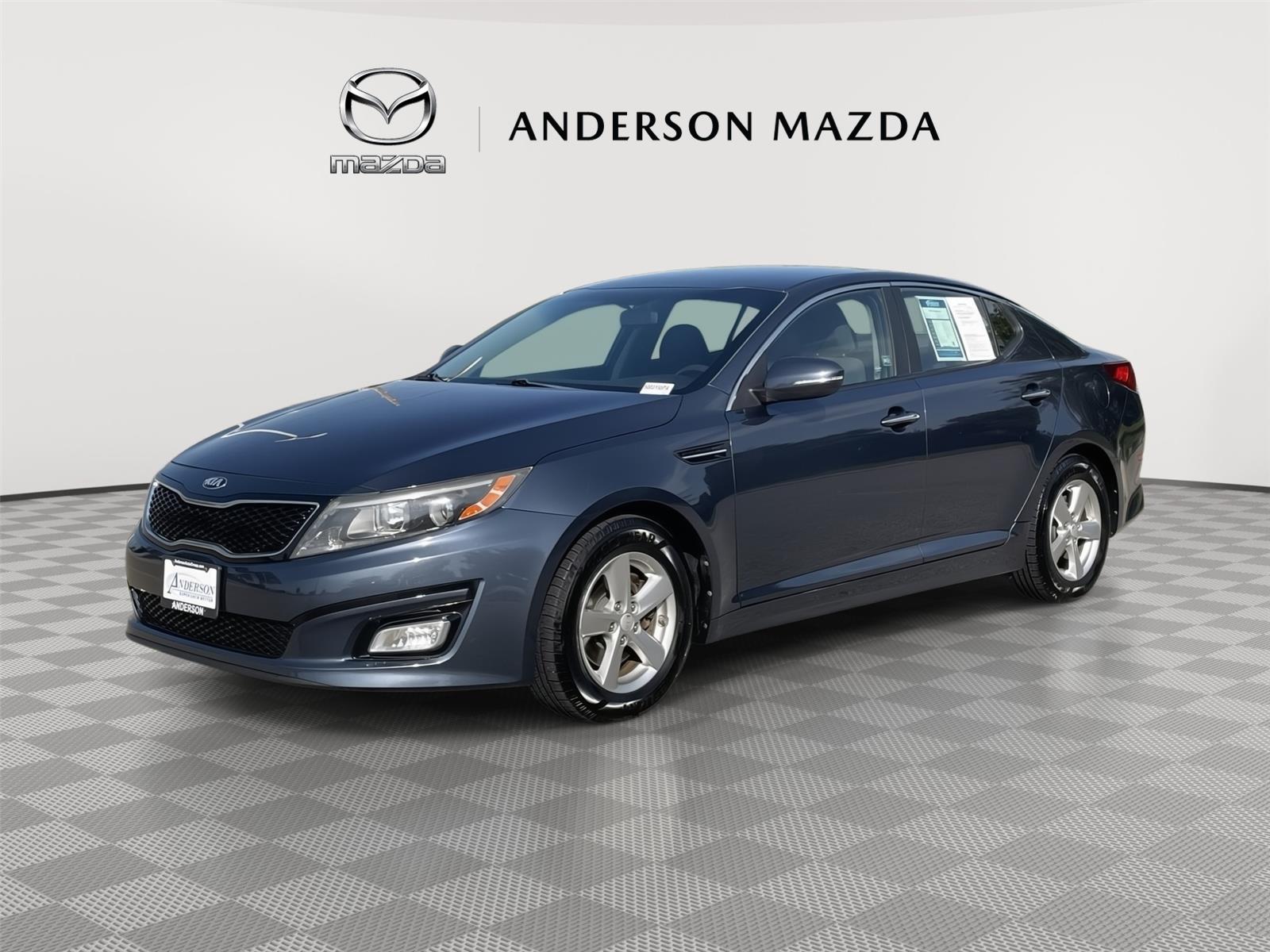 Smokey Blue 2015 Kia Optima Sedan Front-Wheel Drive Automatic