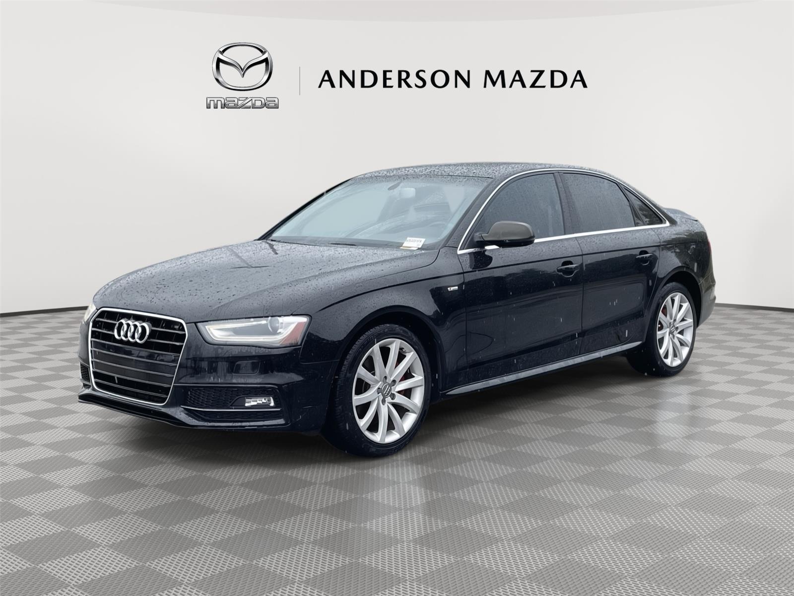 Brilliant Black 2014 Audi A4 Sedan Front-Wheel Drive Continuously Variable Transmission