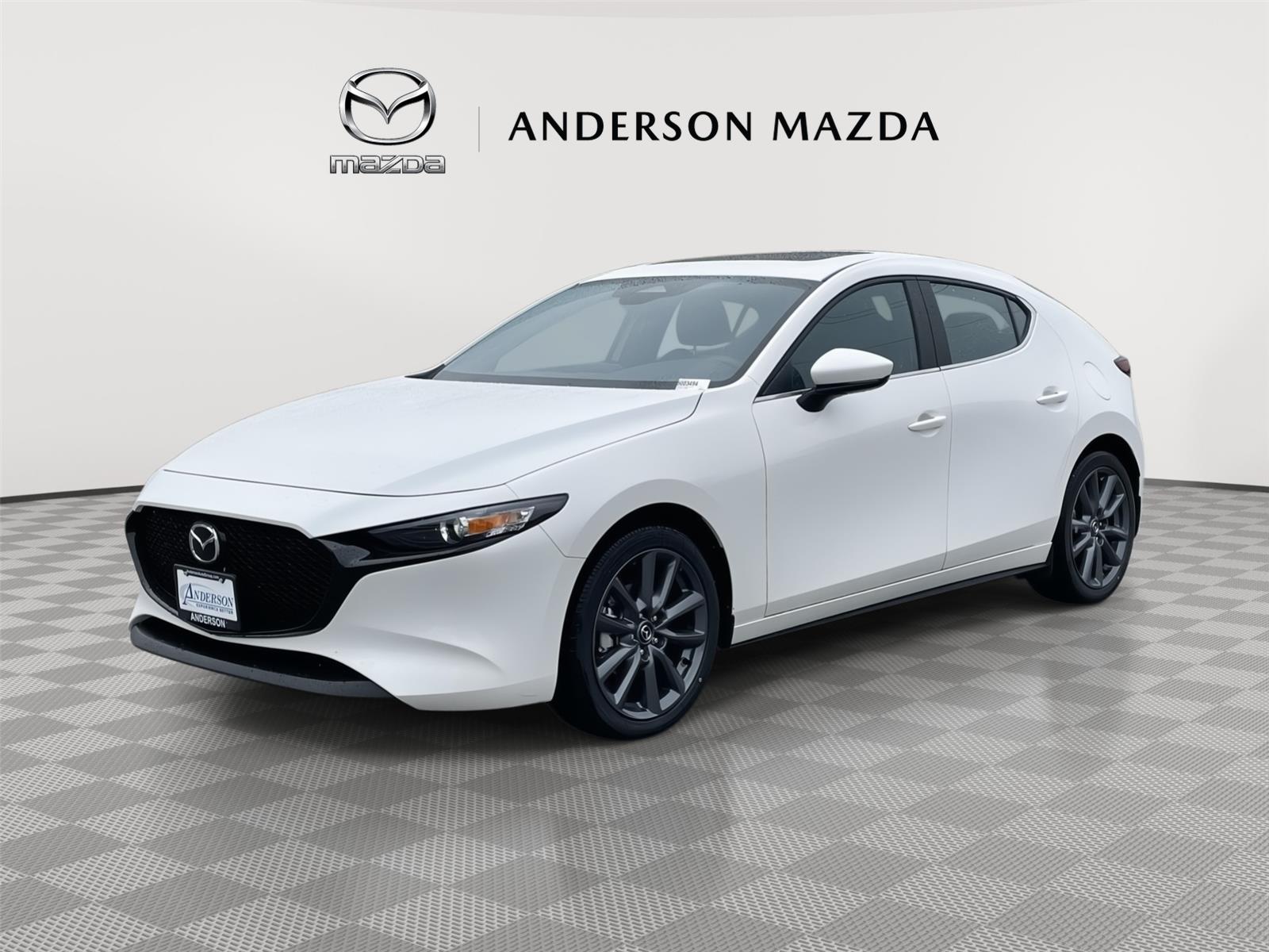 Snowflake White Pearl Mica 2026 Mazda MAZDA3 Hatchback Front-Wheel Drive Automatic