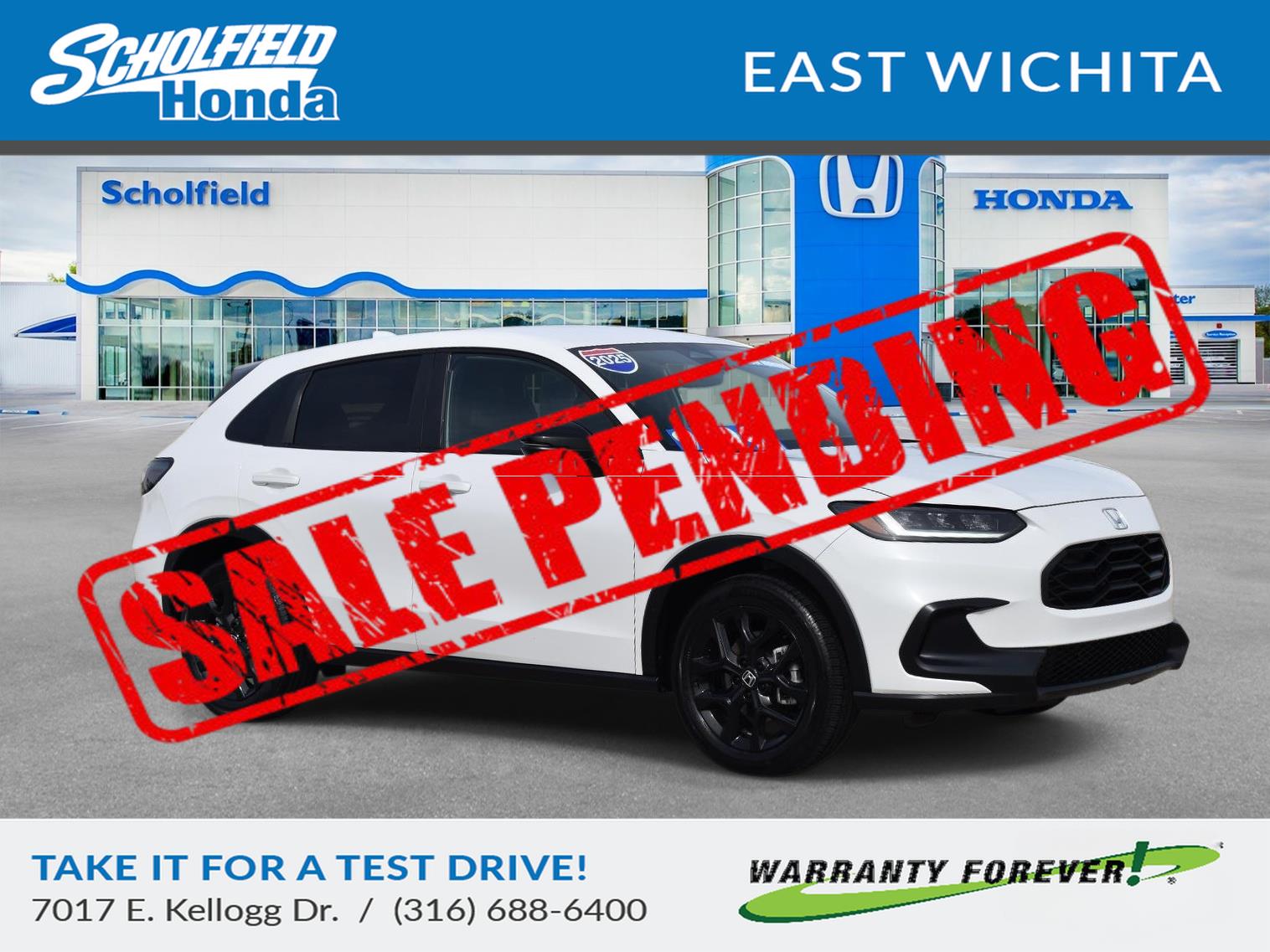 Platinum White Pearl 2025 Honda HR-V Sport AWD SUV / Crossover All-Wheel Drive Continuously Variable Transmission