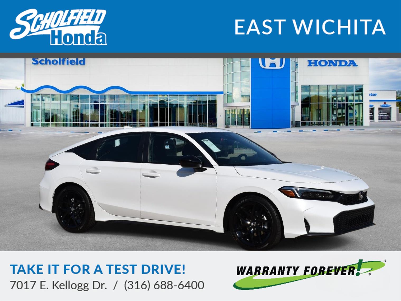 Platinum White Pearl 2026 Honda Civic Hatchback Sport FWD Hatchback Front-Wheel Drive Continuously Variable Transmission