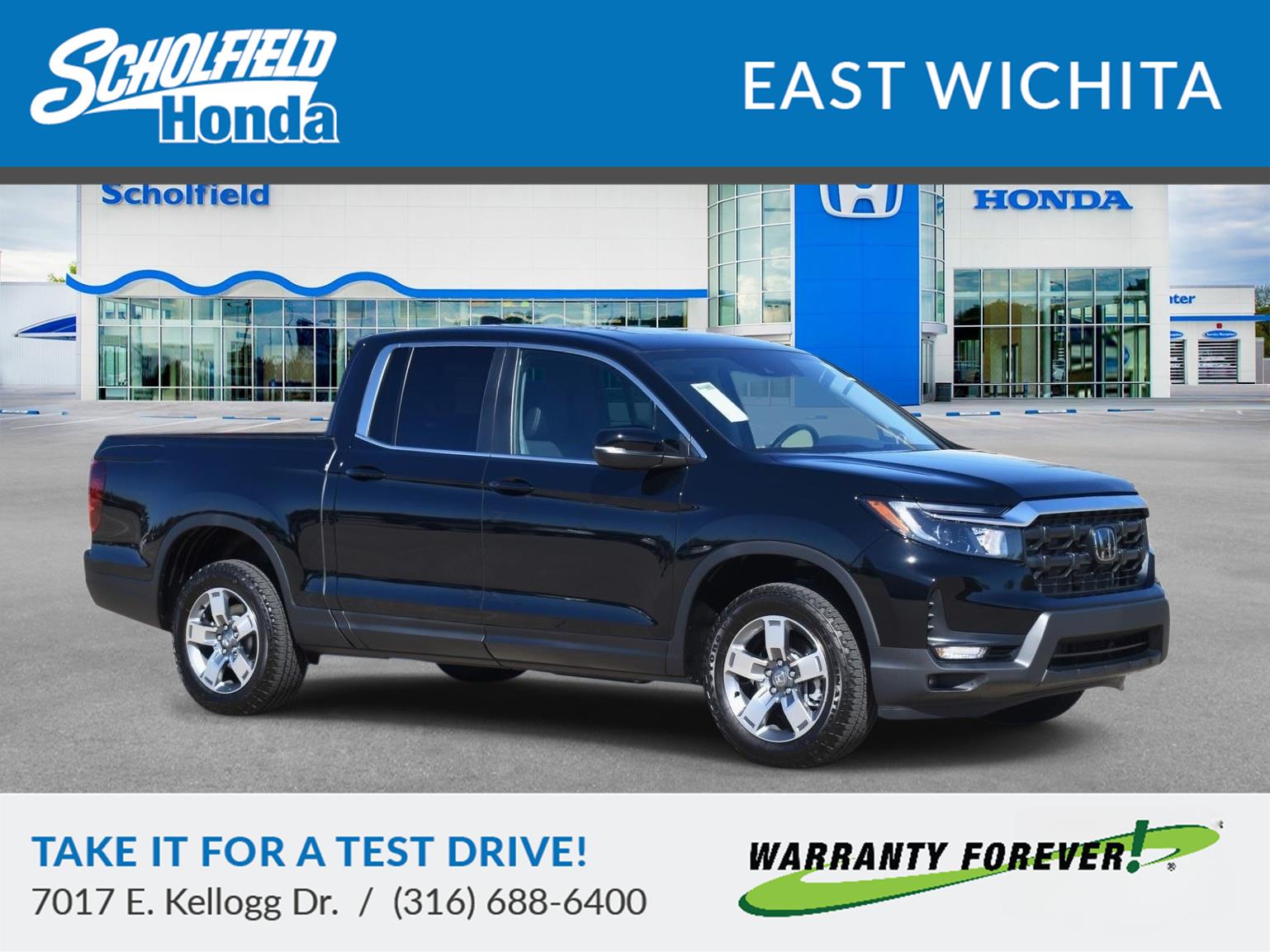 Crystal Black Pearl 2026 Honda Ridgeline RTL AWD Pickup Truck All-Wheel Drive Automatic