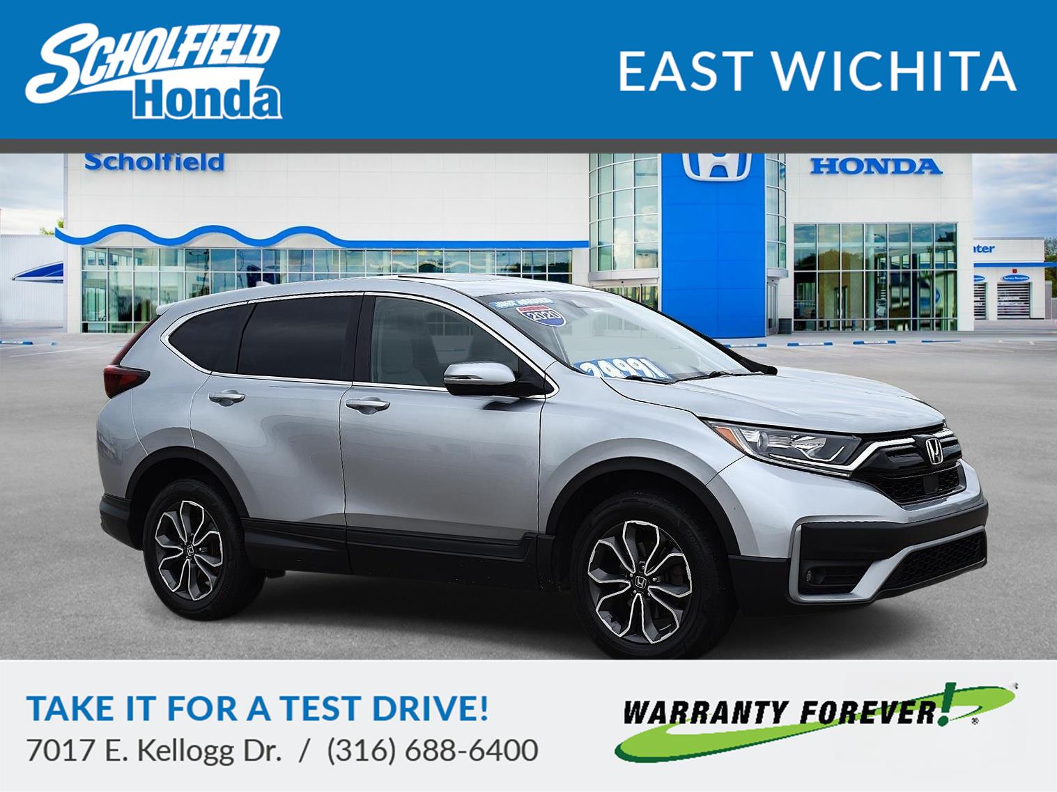 Lunar Silver Metallic 2020 Honda CR-V SUV / Crossover All-Wheel Drive Continuously Variable Transmission