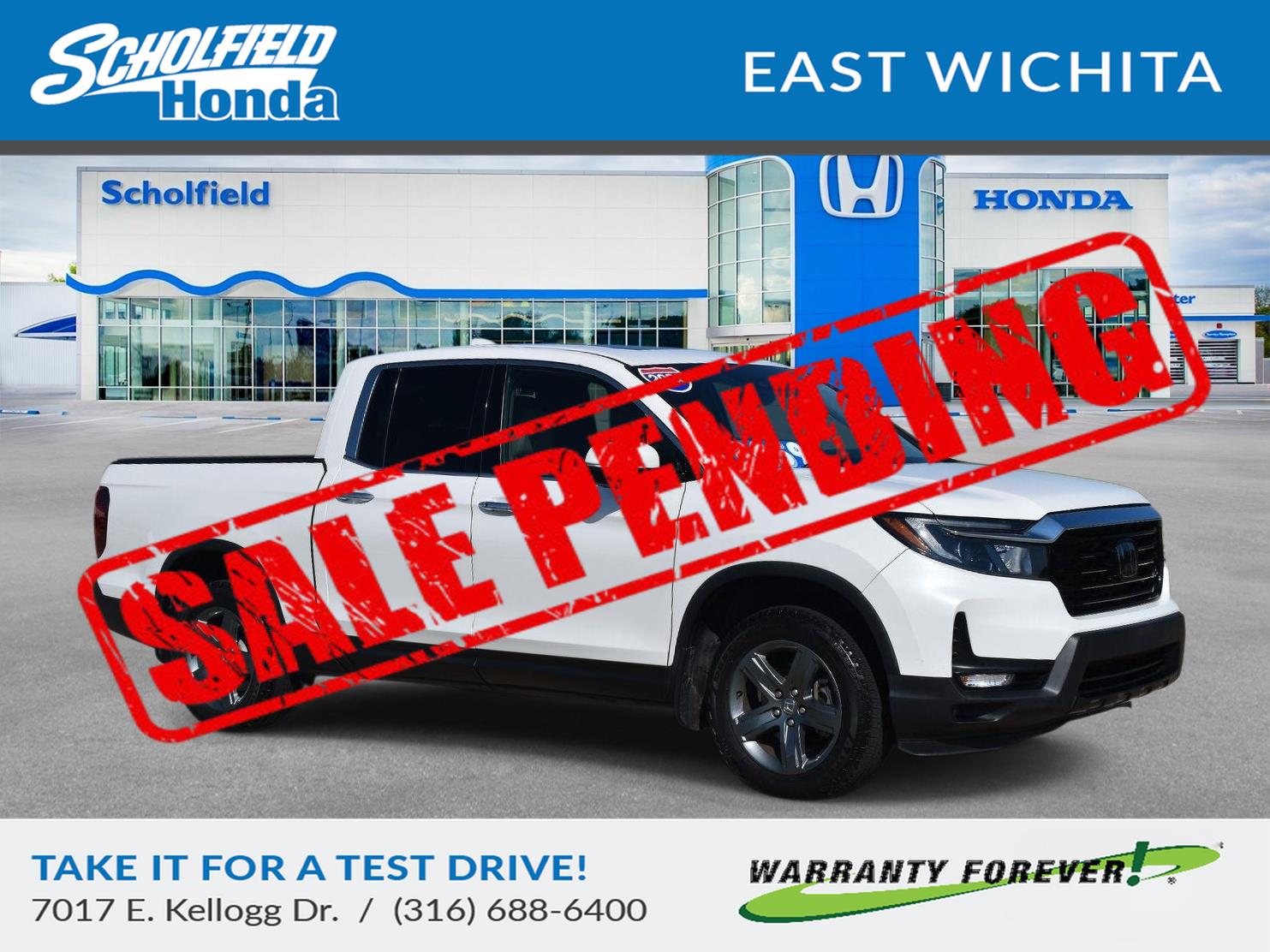 Platinum White Pearl 2023 Honda Ridgeline Pickup Truck All-Wheel Drive Automatic