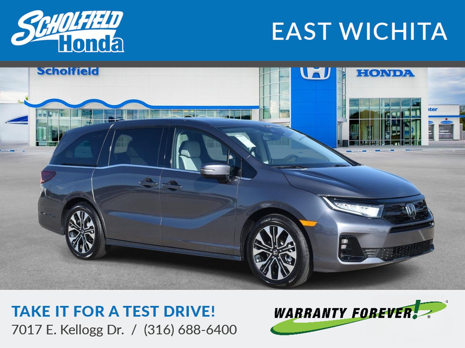 Gray (Modern Steel Metallic) 2026 Honda Odyssey Minivan Front-Wheel Drive Automatic
