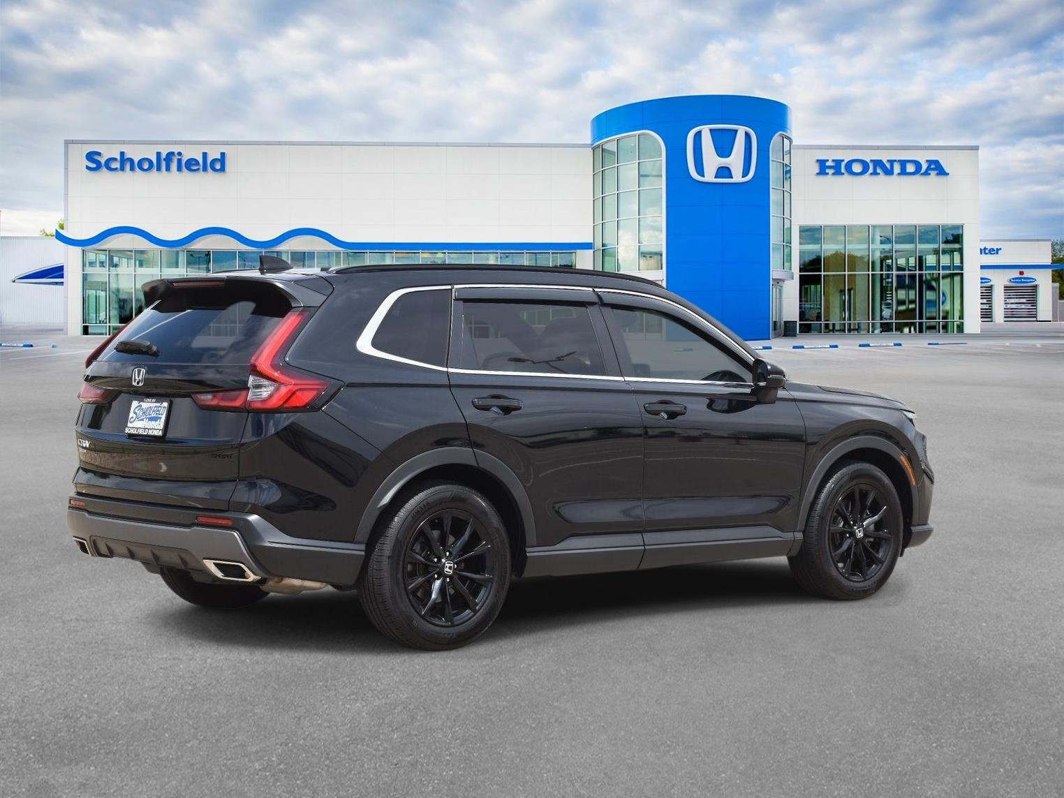 2025 Honda CR-V Hybrid Sport-L Crystal Black Pearl - Scholfield Honda - Image 3