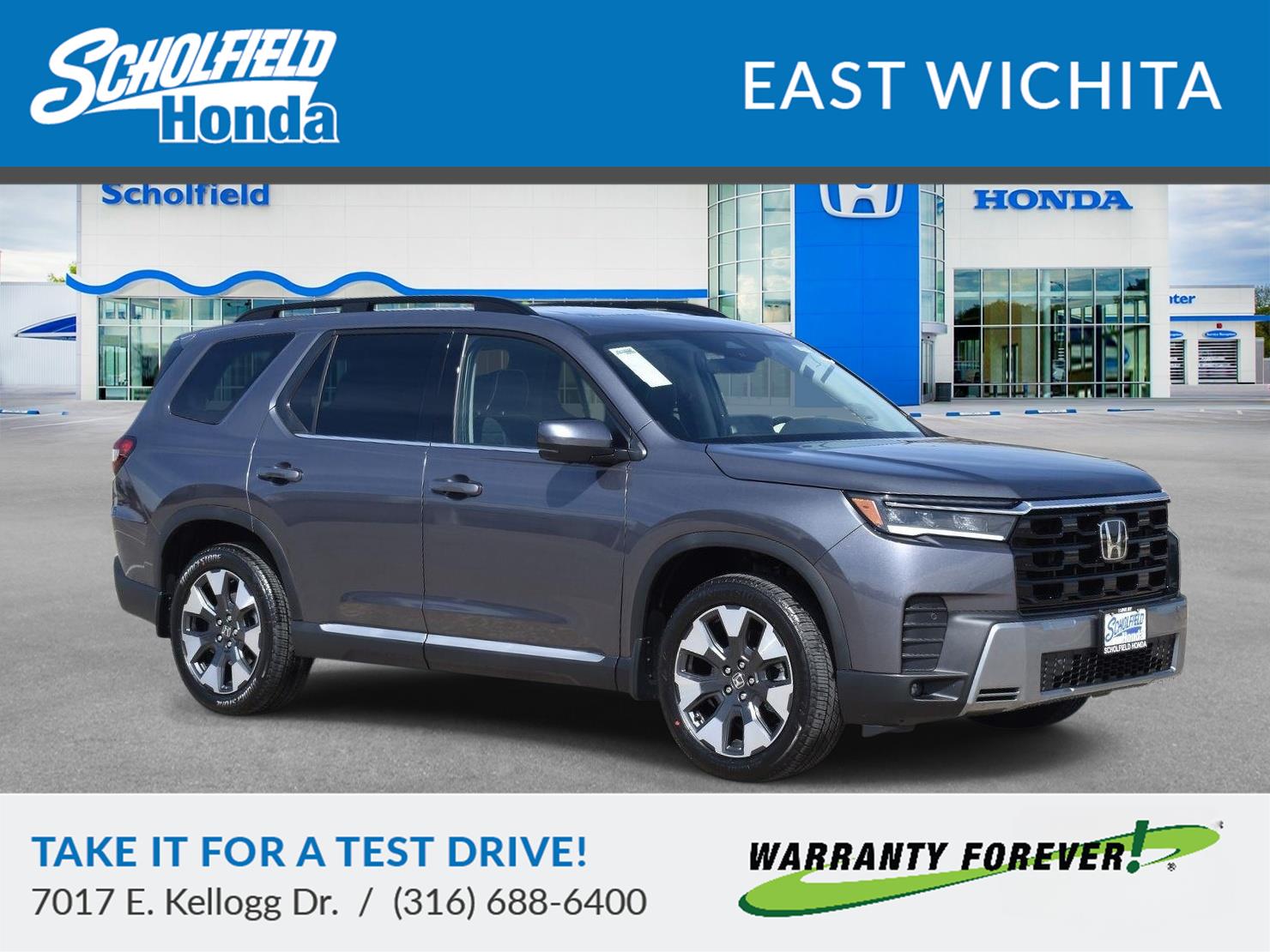 Gray (Modern Steel Metallic) 2026 Honda Pilot SUV / Crossover All-Wheel Drive Automatic