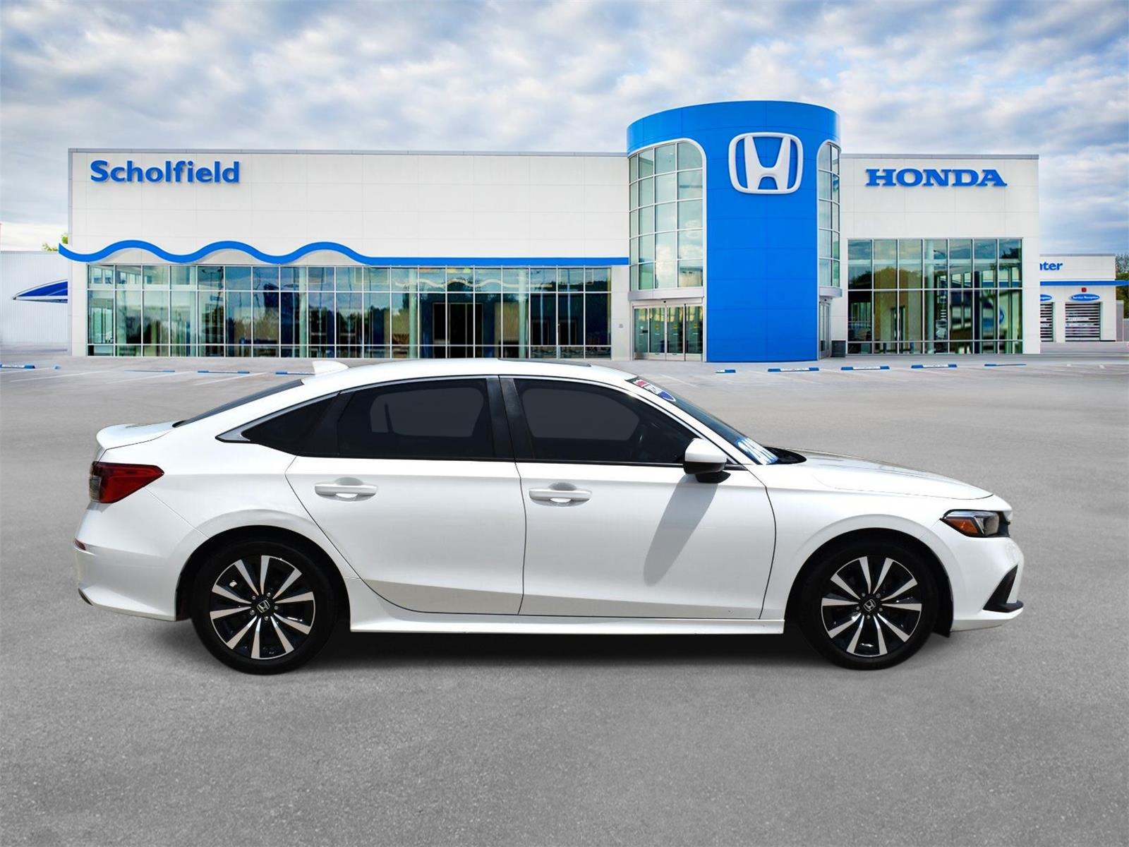 2024 Honda Civic Sedan EX Platinum White Pearl - Scholfield Honda - Image 2