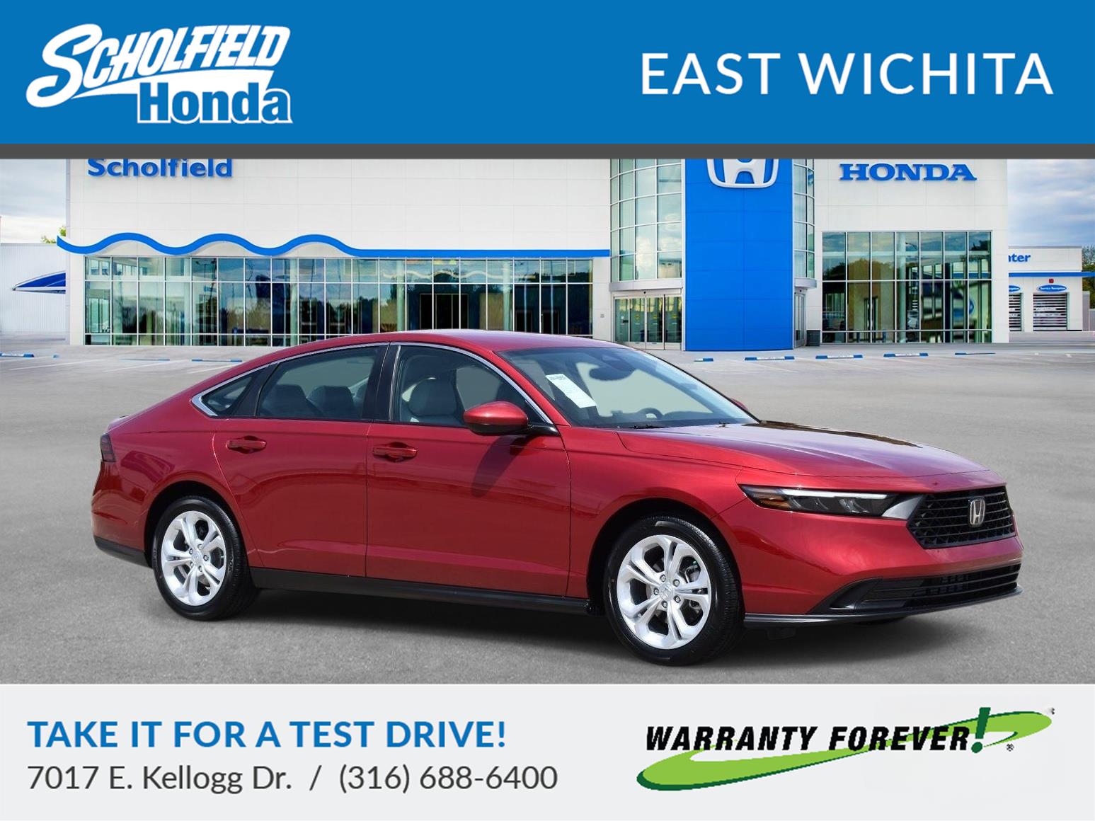 Radiant Red Metallic 2026 Honda Accord Sedan Front-Wheel Drive Continuously Variable Transmission