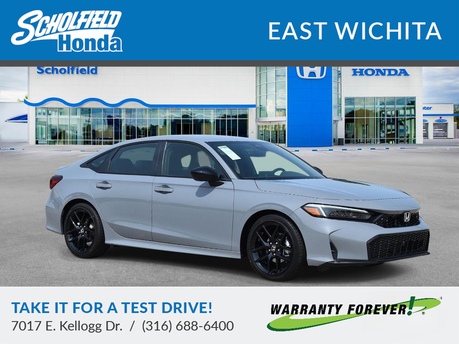 Urban Gray Pearl 2026 Honda Civic Sedan Front-Wheel Drive Continuously Variable Transmission
