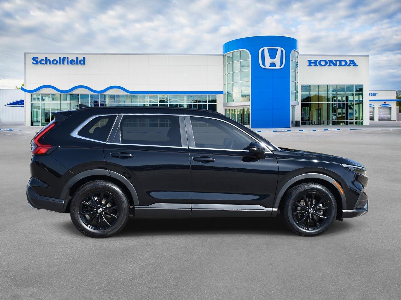 2025 Honda CR-V Hybrid Sport-L Crystal Black Pearl - Scholfield Honda - Image 2