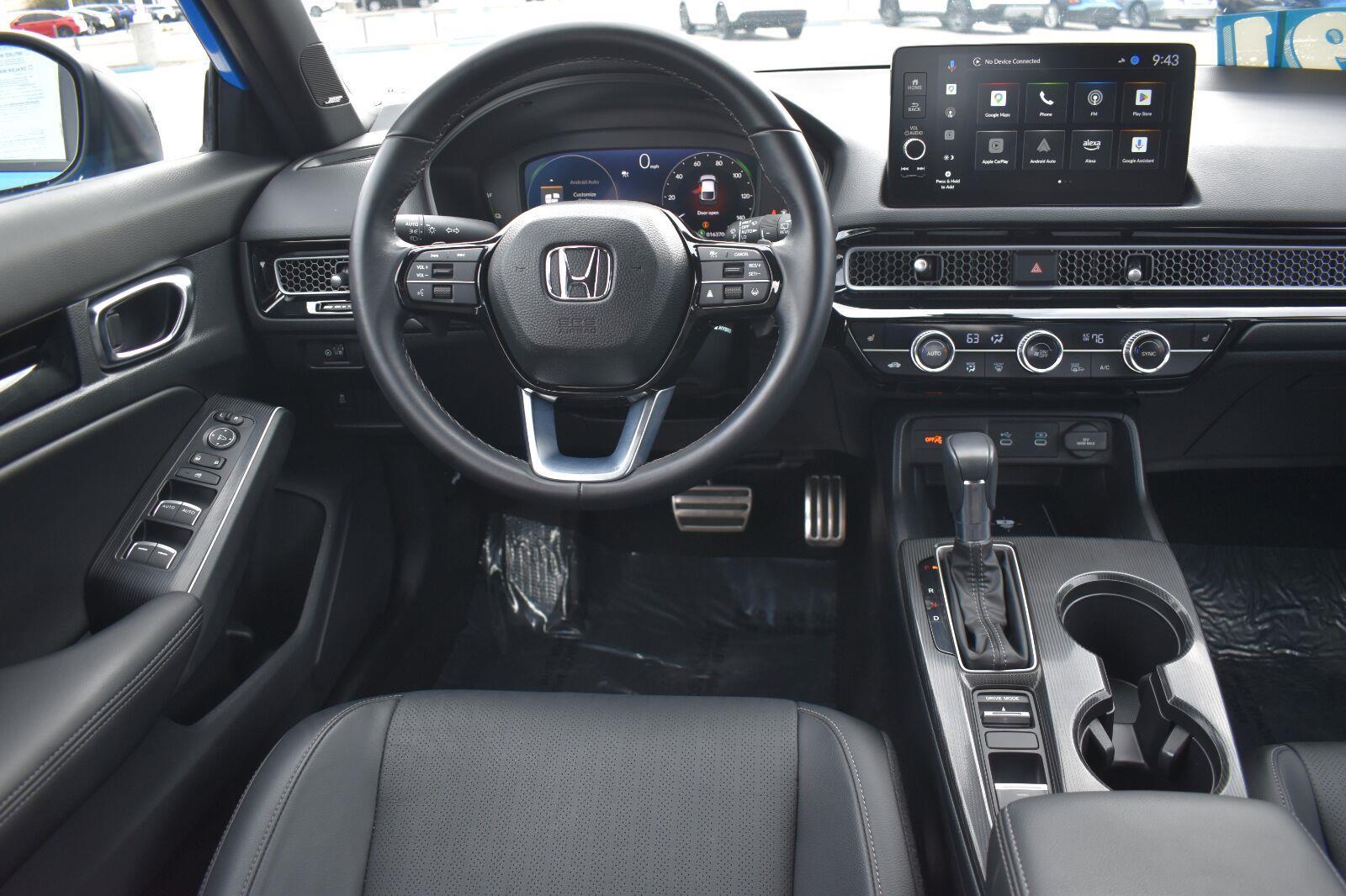 2025 Honda Civic Hatchback Hybrid Sport Touring Boost Blue Pearl - Scholfield Honda - Image 20