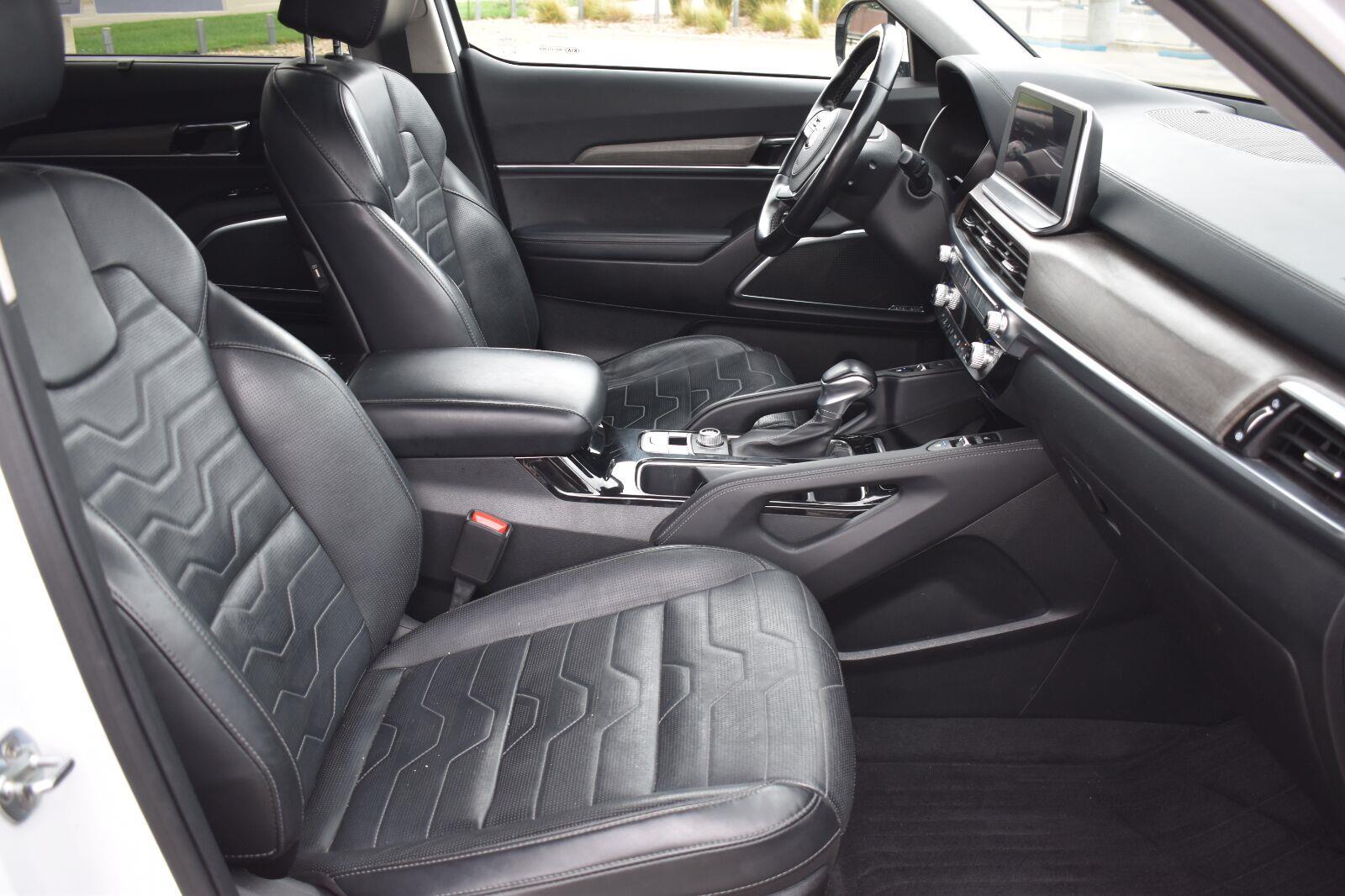 2021 Kia Telluride SX Glacial White Pearl - Scholfield Honda - Image 12