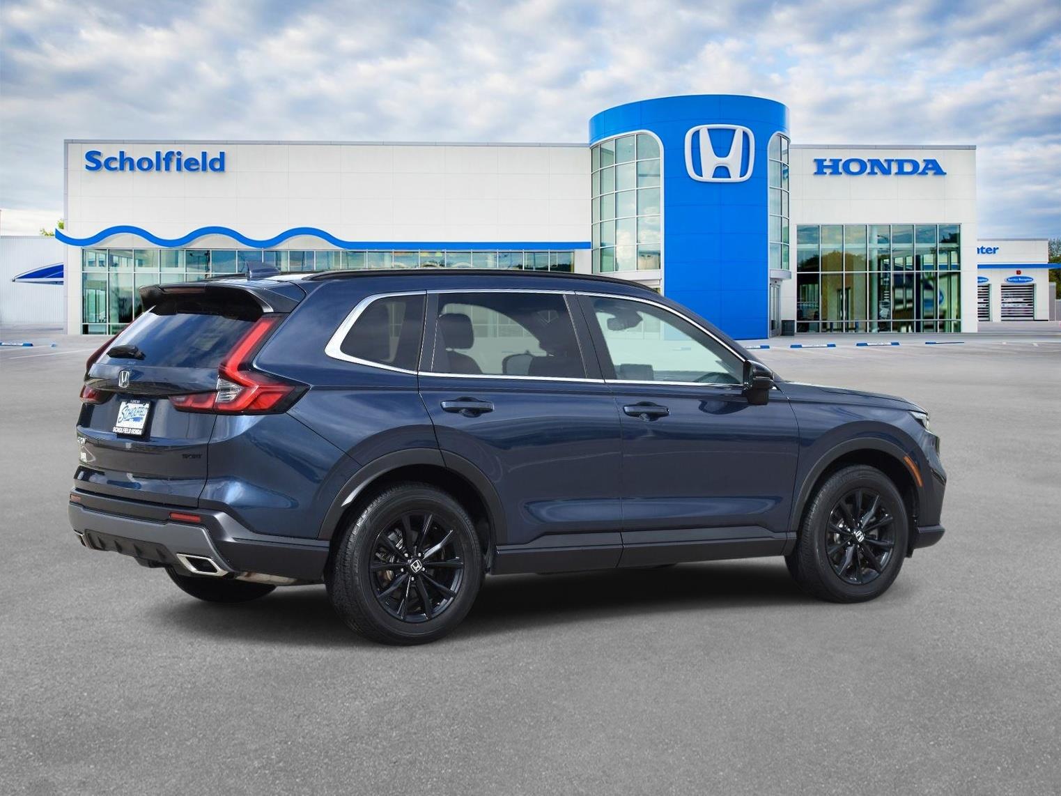 2025 Honda CR-V Hybrid Sport Canyon River Blue Metallic - Scholfield Honda - Image 2