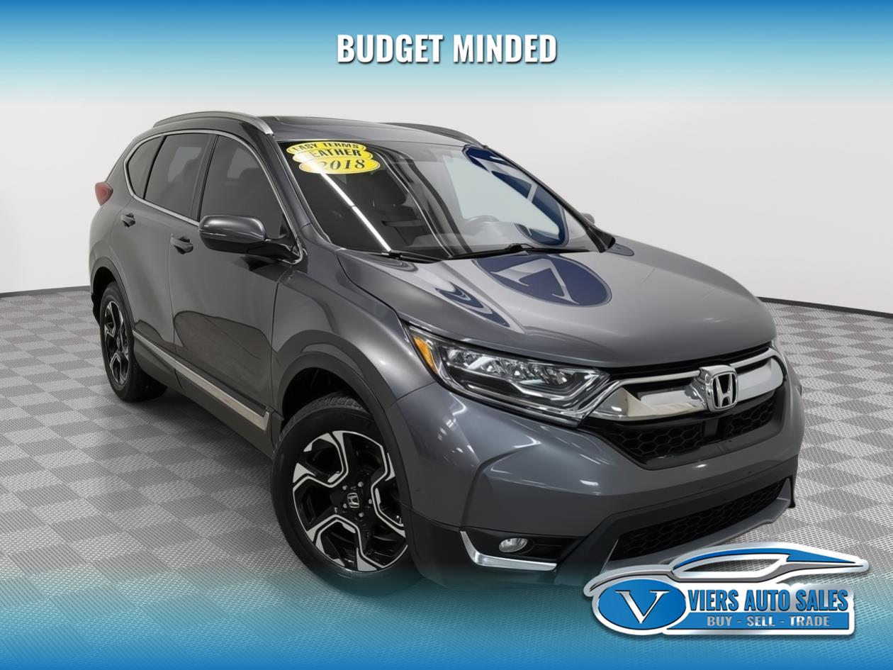 Gray (Modern Steel Metallic) 2018 Honda CR-V Touring AWD SUV / Crossover All-Wheel Drive Continuously Variable Transmission