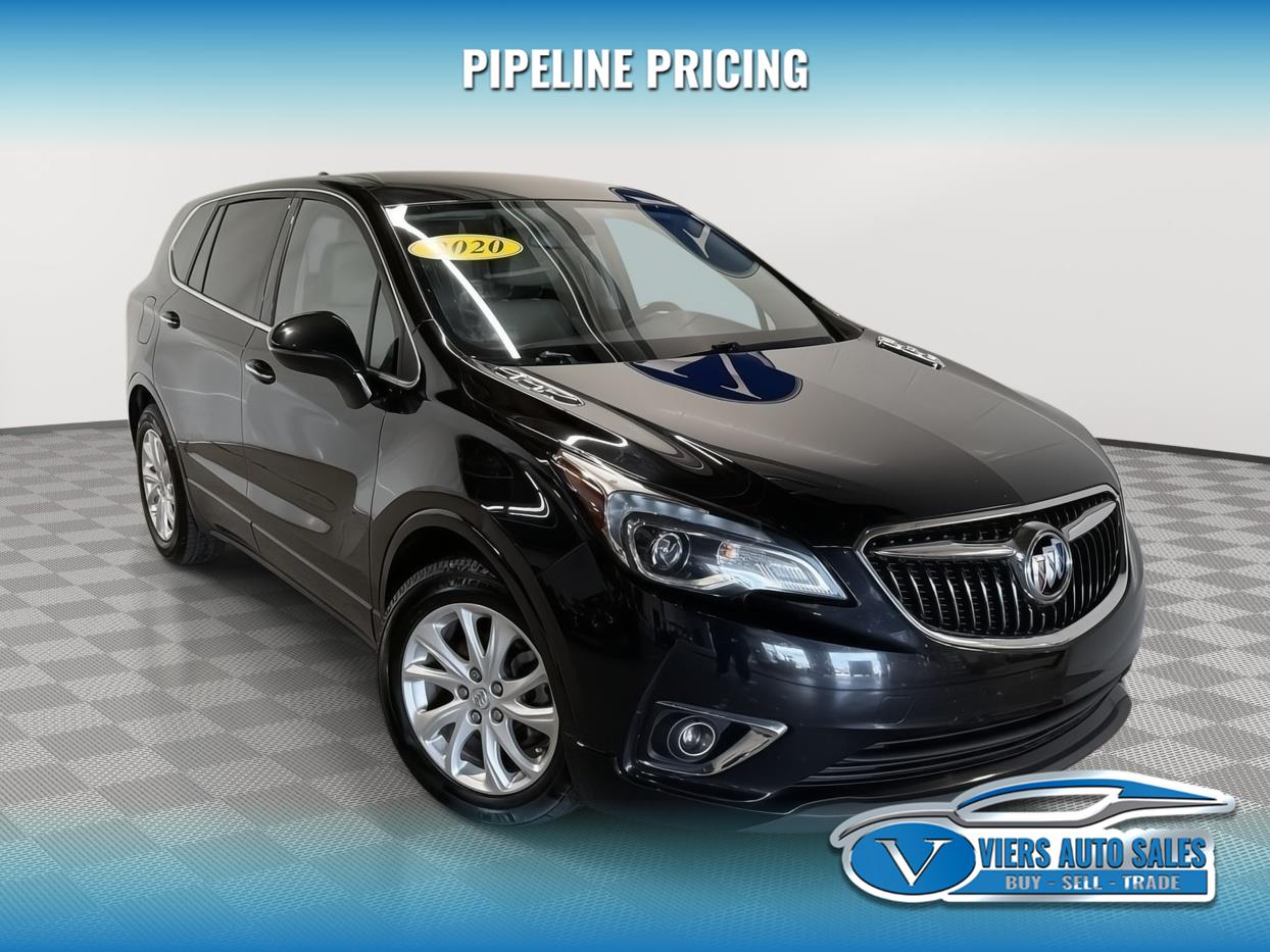 Black (Ebony Twilight Metallic) 2020 Buick Envision SUV / Crossover Front-Wheel Drive Automatic