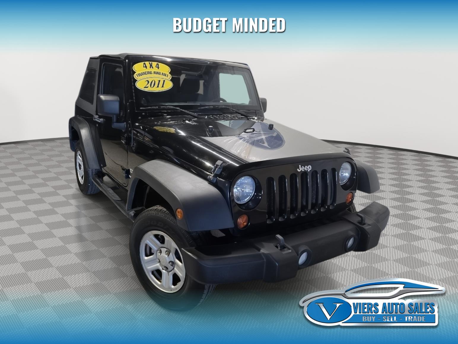Black Clear Coat 2011 Jeep Wrangler SUV / Crossover Four-Wheel Drive Manual