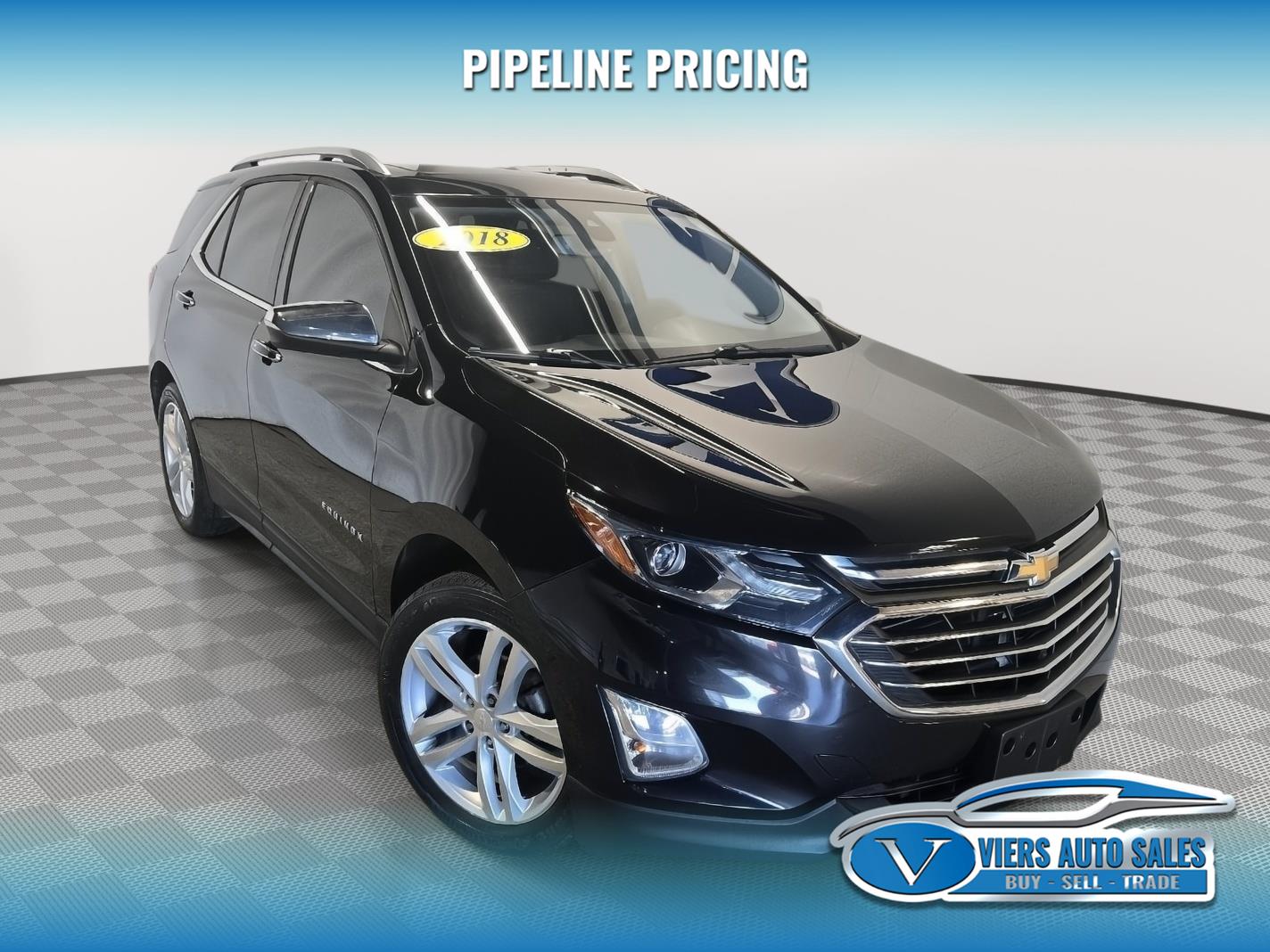 Mosaic Black Metallic 2018 Chevrolet Equinox SUV / Crossover Four-Wheel Drive Automatic