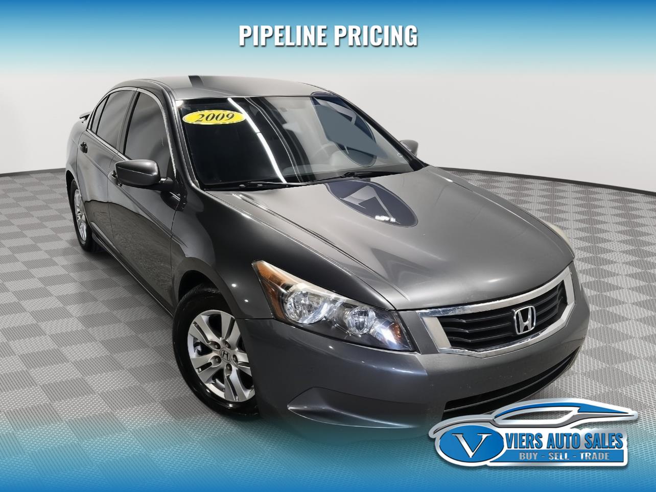 Polished Metal Metallic 2009 Honda Accord Sedan Front-Wheel Drive Automatic