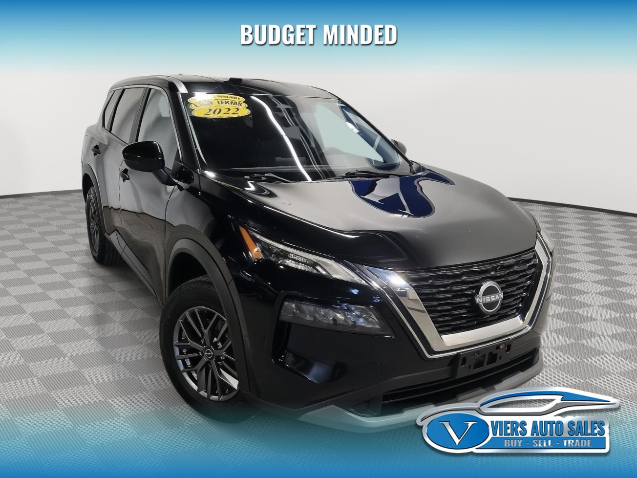 Black 2022 Nissan Rogue SUV / Crossover All-Wheel Drive Automatic