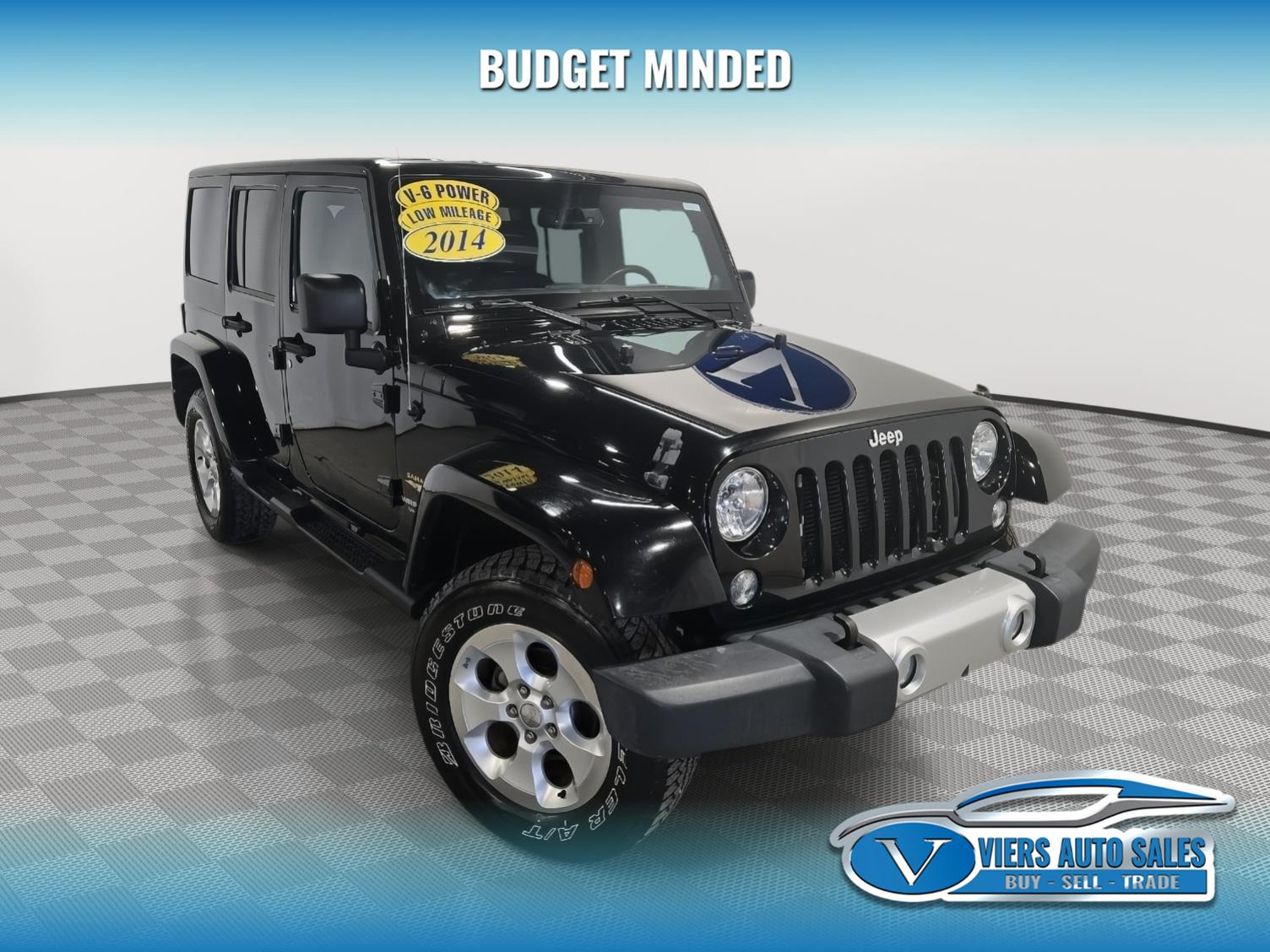 Black Clearcoat 2014 Jeep Wrangler SUV / Crossover Four-Wheel Drive Automatic