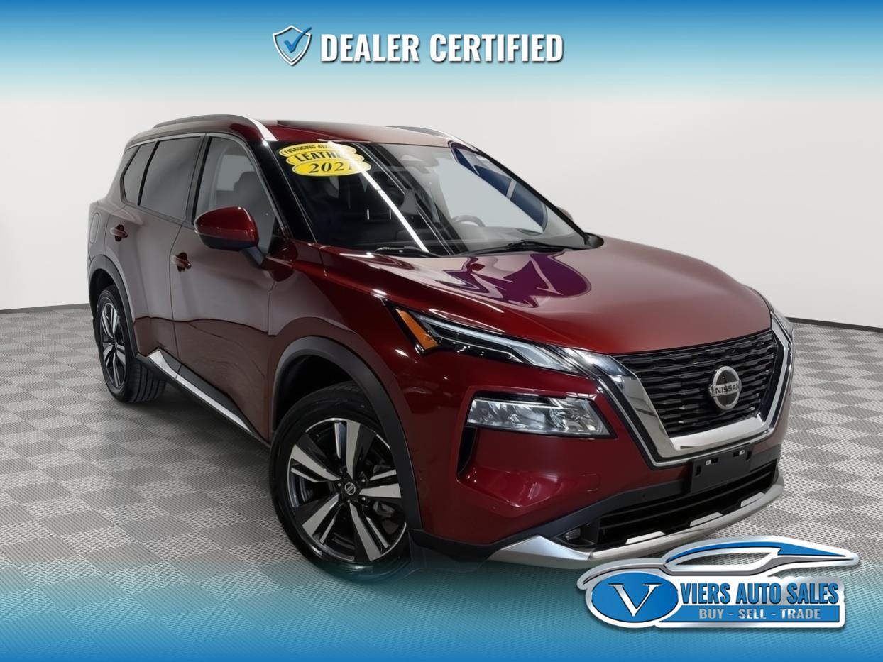 Red (Scarlet Ember Tintcoat) 2021 Nissan Rogue SUV / Crossover All-Wheel Drive Automatic