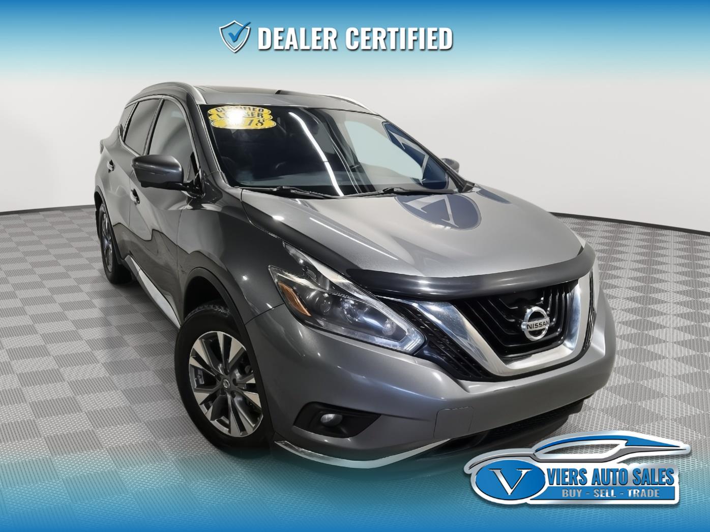 Gray (Gun Metallic) 2018 Nissan Murano SUV / Crossover All-Wheel Drive Continuously Variable Transmission