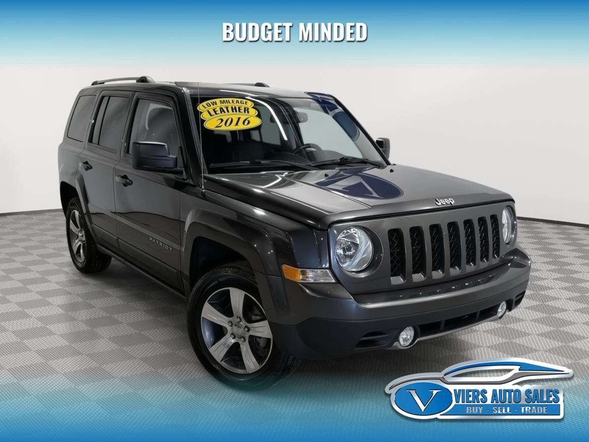 Gray (Granite Crystal Metallic Clearcoat) 2016 Jeep Patriot SUV / Crossover Four-Wheel Drive Automatic