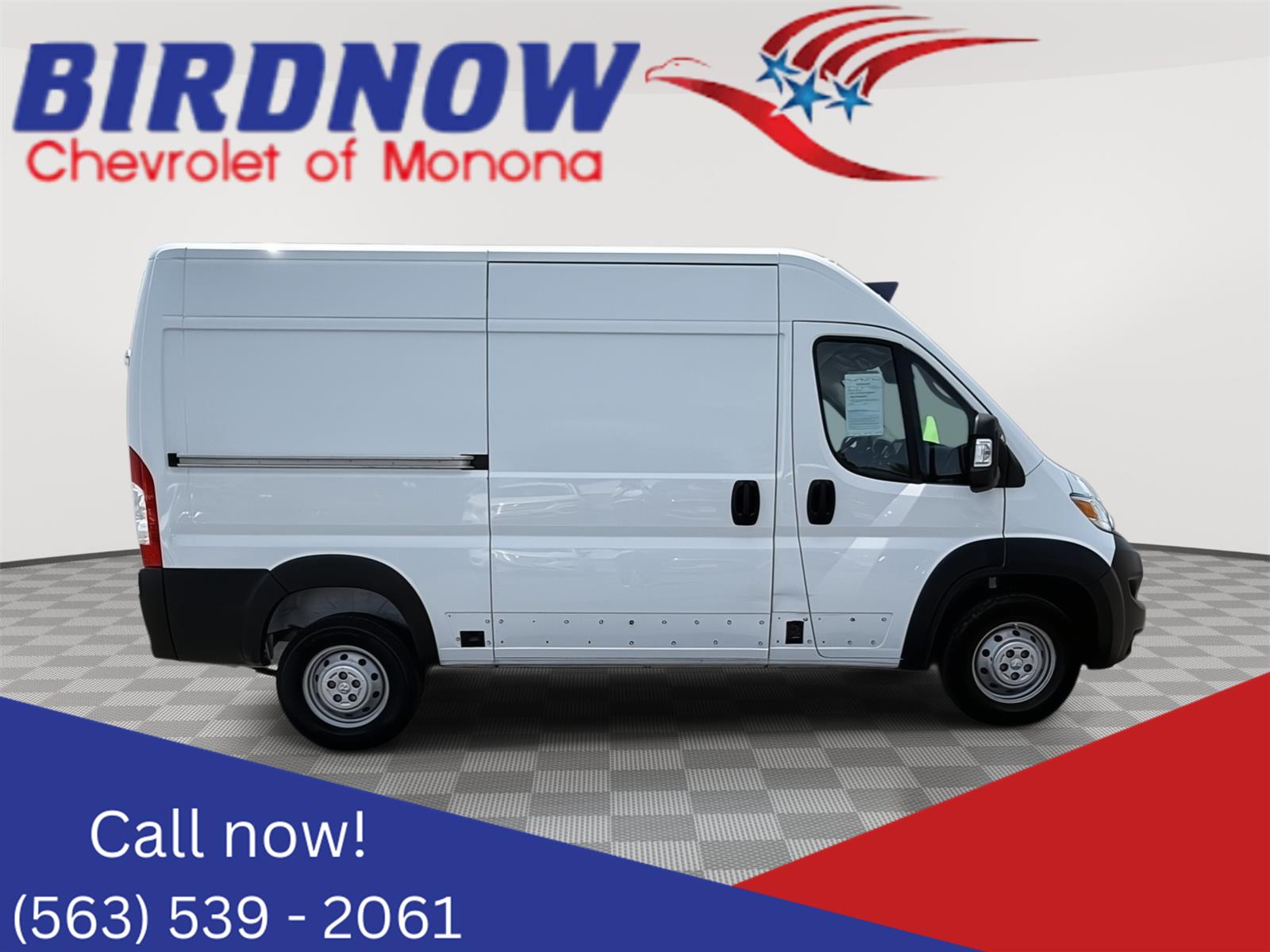 Bright White Clearcoat 2023 RAM ProMaster 1500 136 High Roof Cargo Van FWD Van Front-Wheel Drive 9-Speed Automatic
