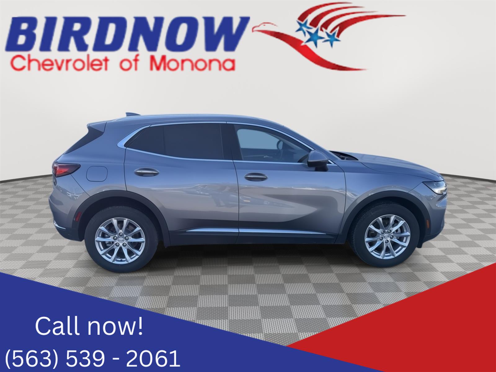 Gray (Satin Steel Metallic) 2021 Buick Envision Preferred AWD SUV / Crossover All-Wheel Drive 9-Speed Automatic