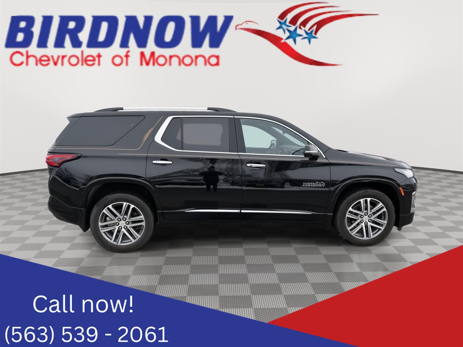 Mosaic Black Metallic 2023 Chevrolet Traverse High Country AWD SUV / Crossover Four-Wheel Drive 9-Speed Automatic