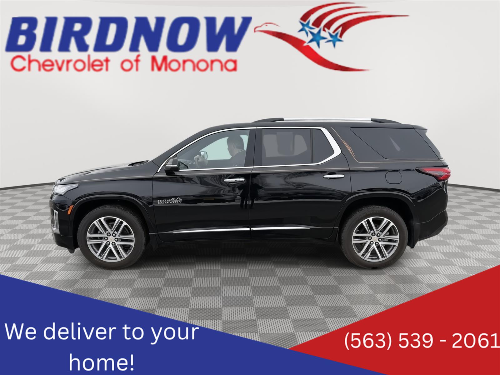 Mosaic Black Metallic 2023 Chevrolet Traverse SUV / Crossover Four-Wheel Drive 9-Speed Automatic