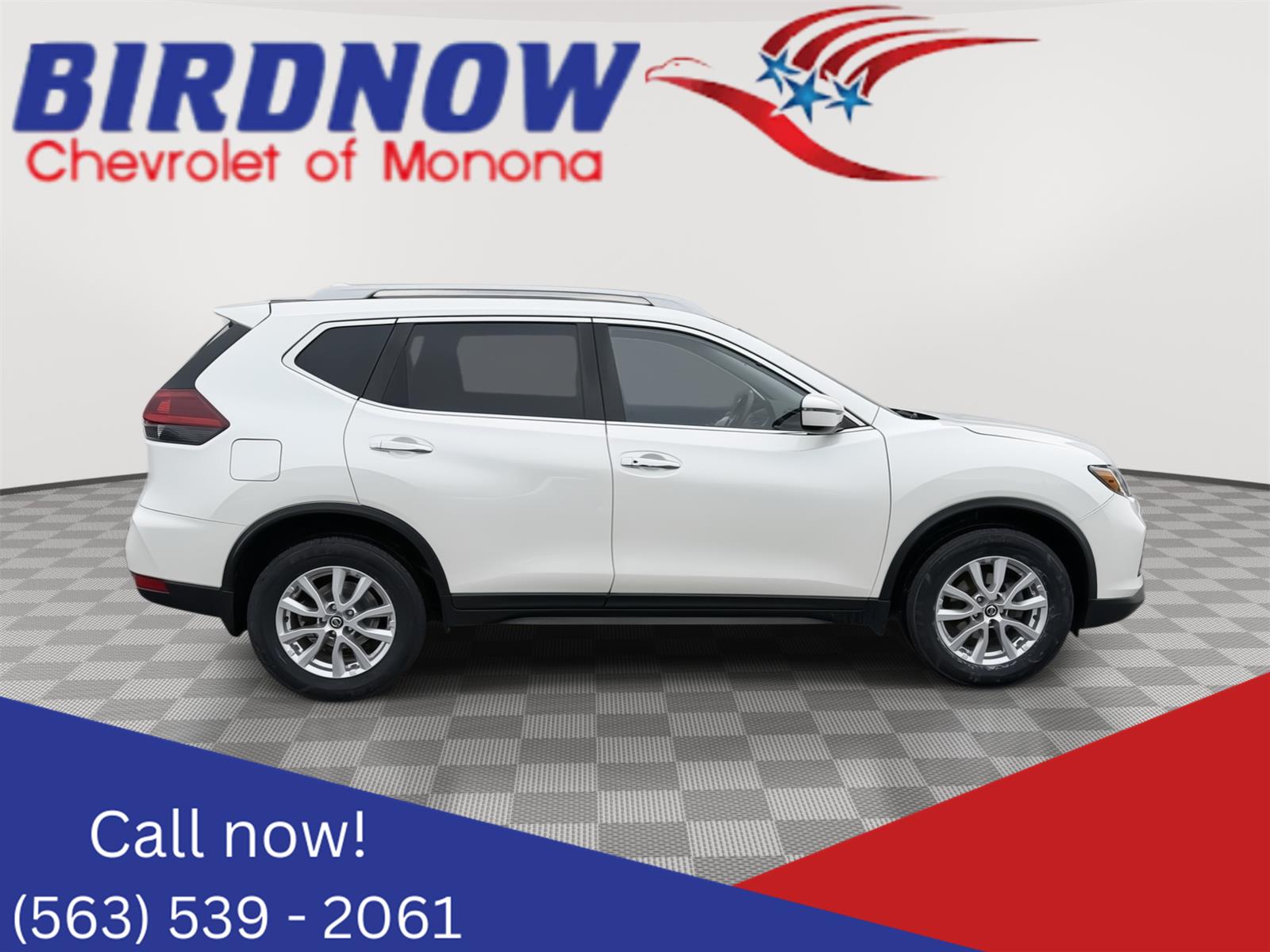 Pearl White Tricoat 2019 Nissan Rogue SV AWD SUV / Crossover All-Wheel Drive Continuously Variable Transmission