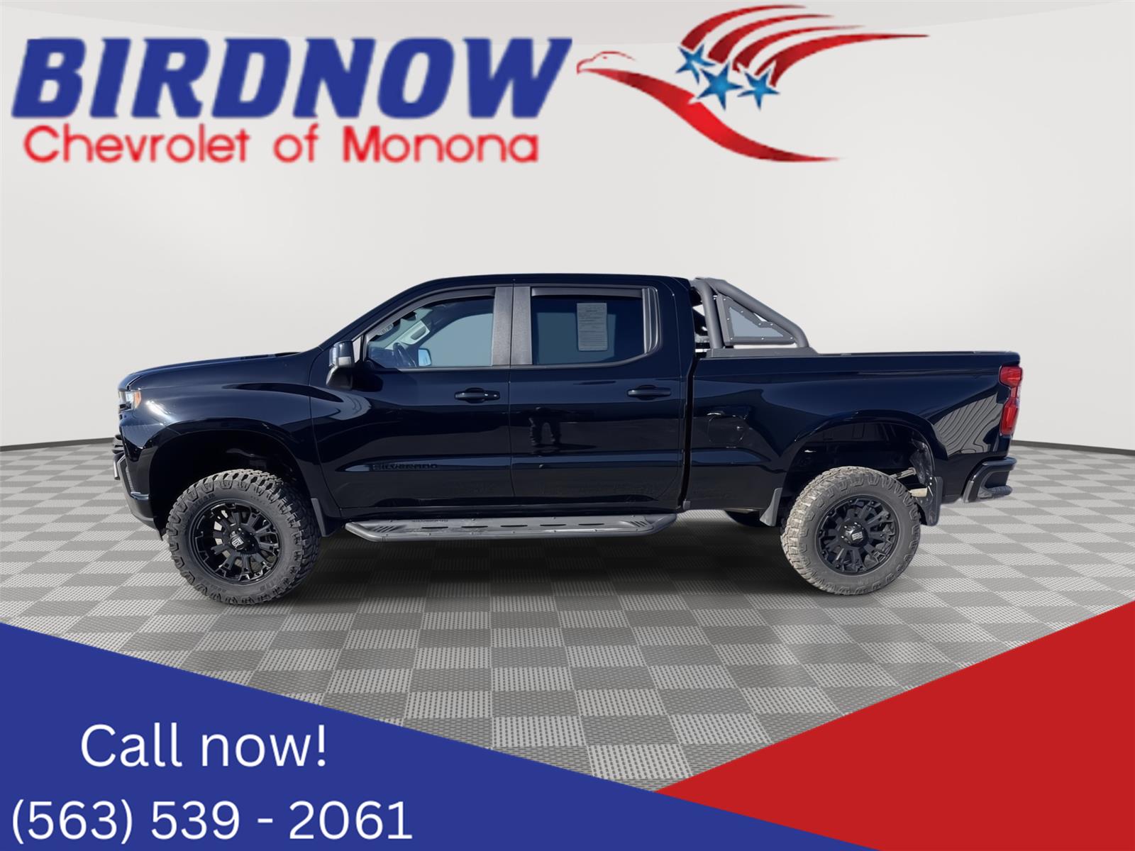 Black 2020 Chevrolet Silverado 1500 RST Crew Cab 4WD Pickup Truck Four-Wheel Drive Automatic