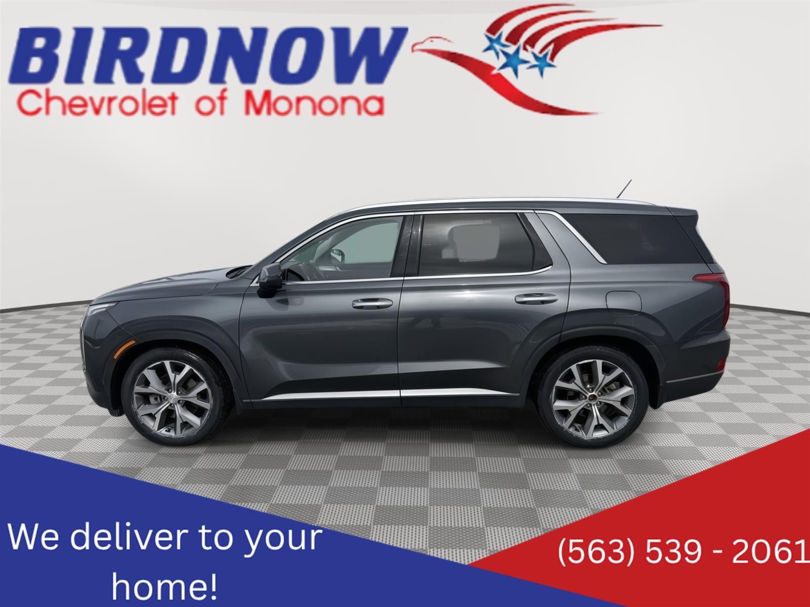 Gray (Steel Graphite) 2021 Hyundai Palisade SUV / Crossover All-Wheel Drive Automatic