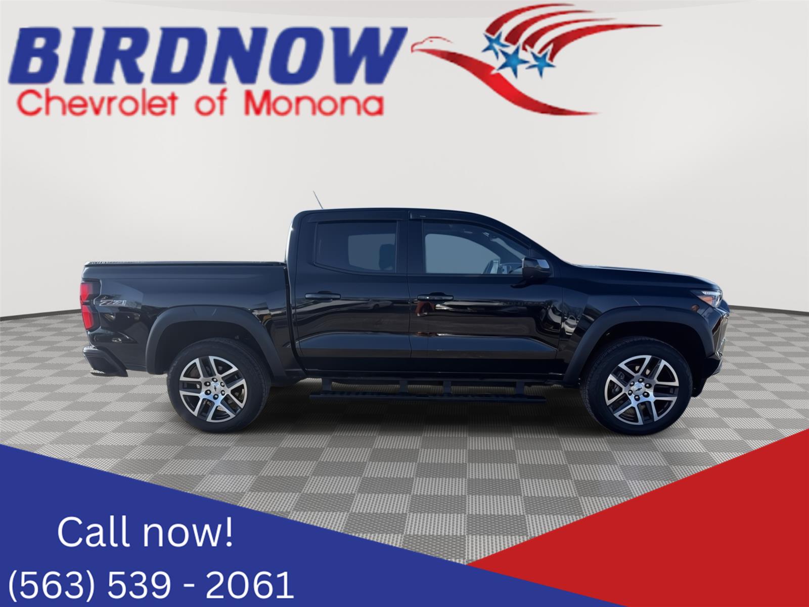 Black 2024 Chevrolet Colorado Z71 Crew Cab 4WD Pickup Truck Four-Wheel Drive 8-Speed Automatic